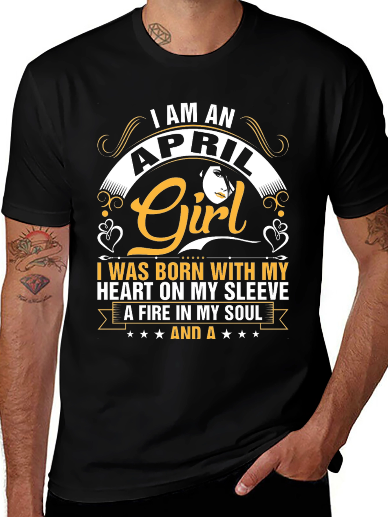 April Girl Graphic Tee