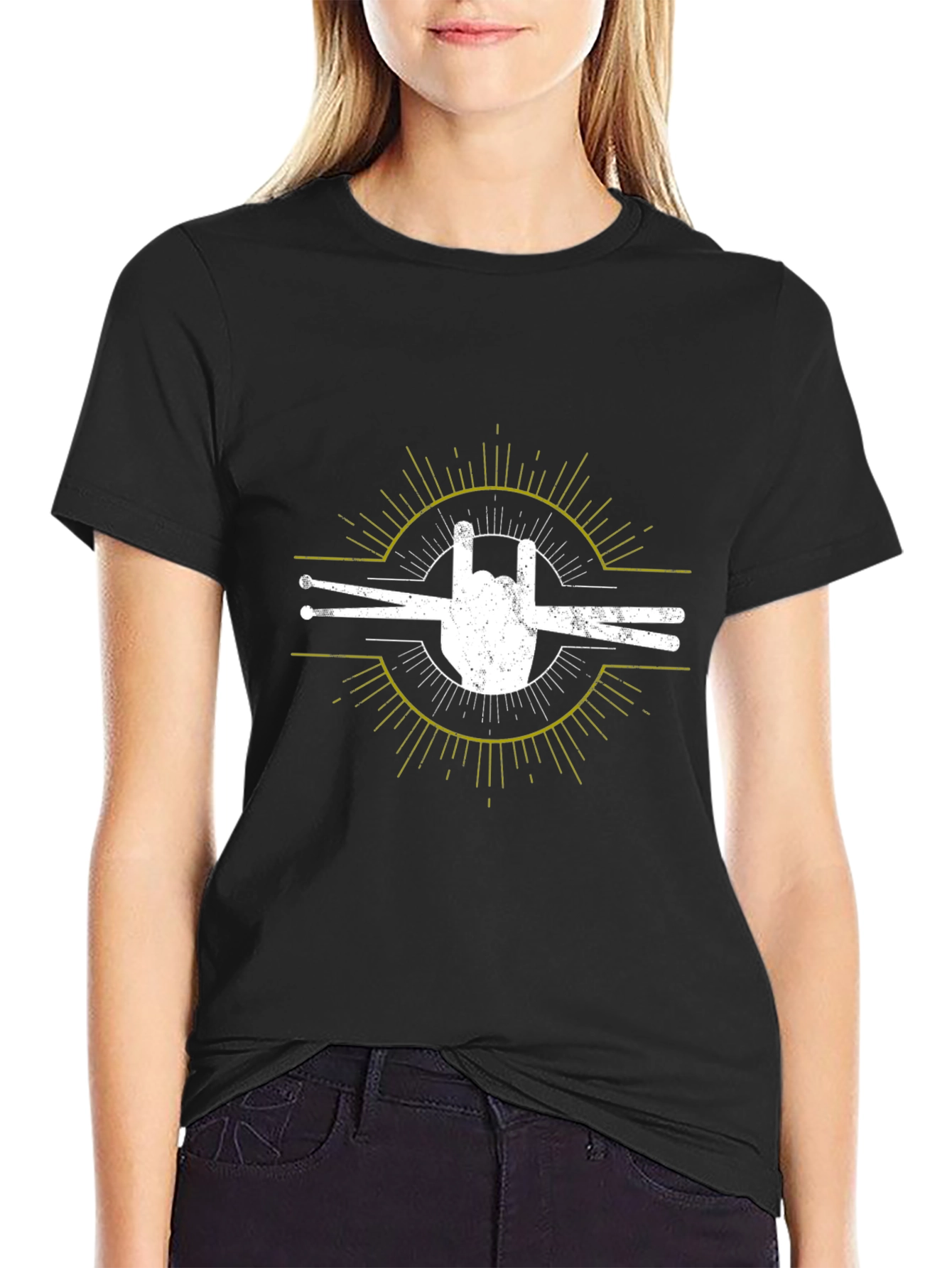 Rock On Drummer T-Shirt