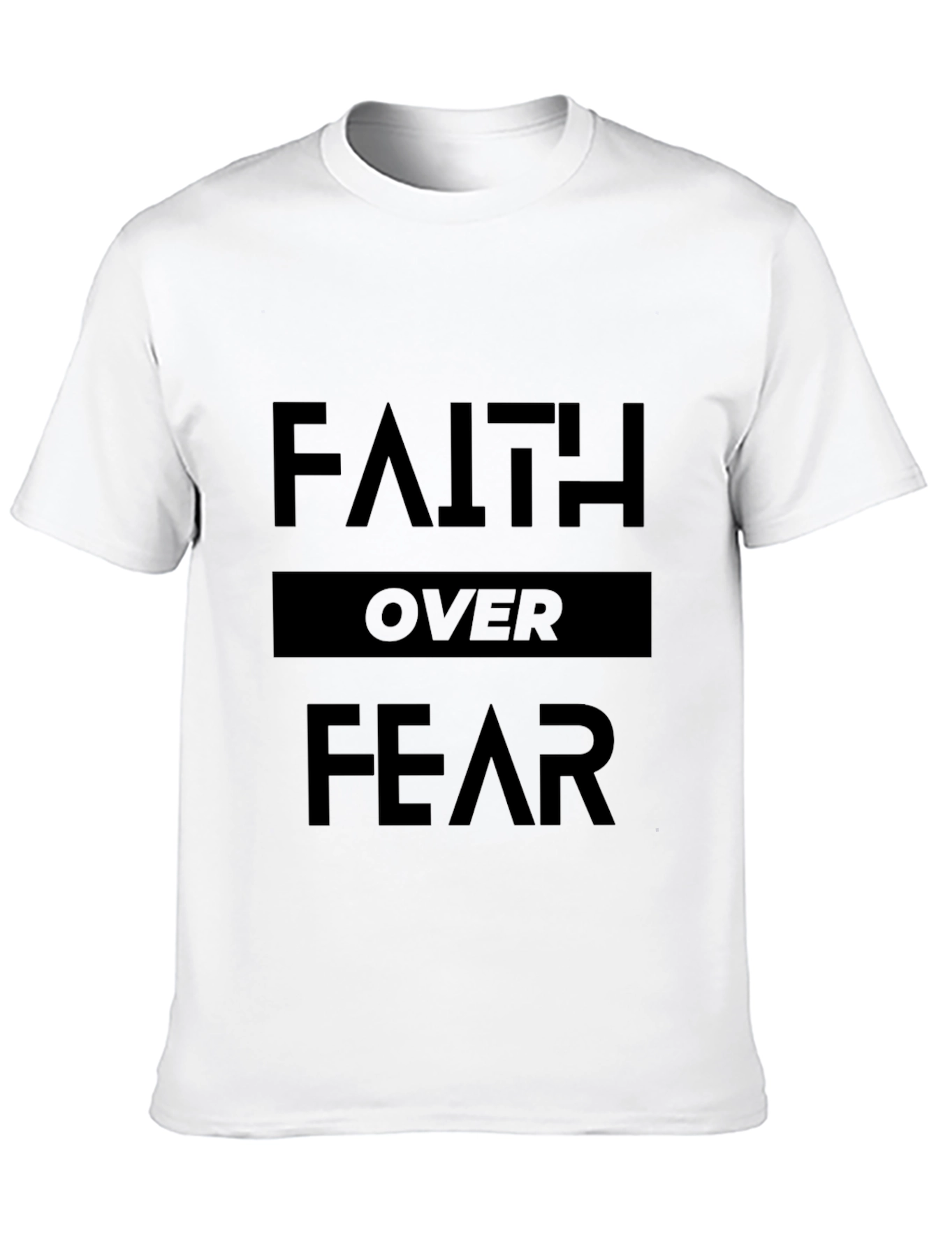 Faith Over Fear Graphic Tee - Black