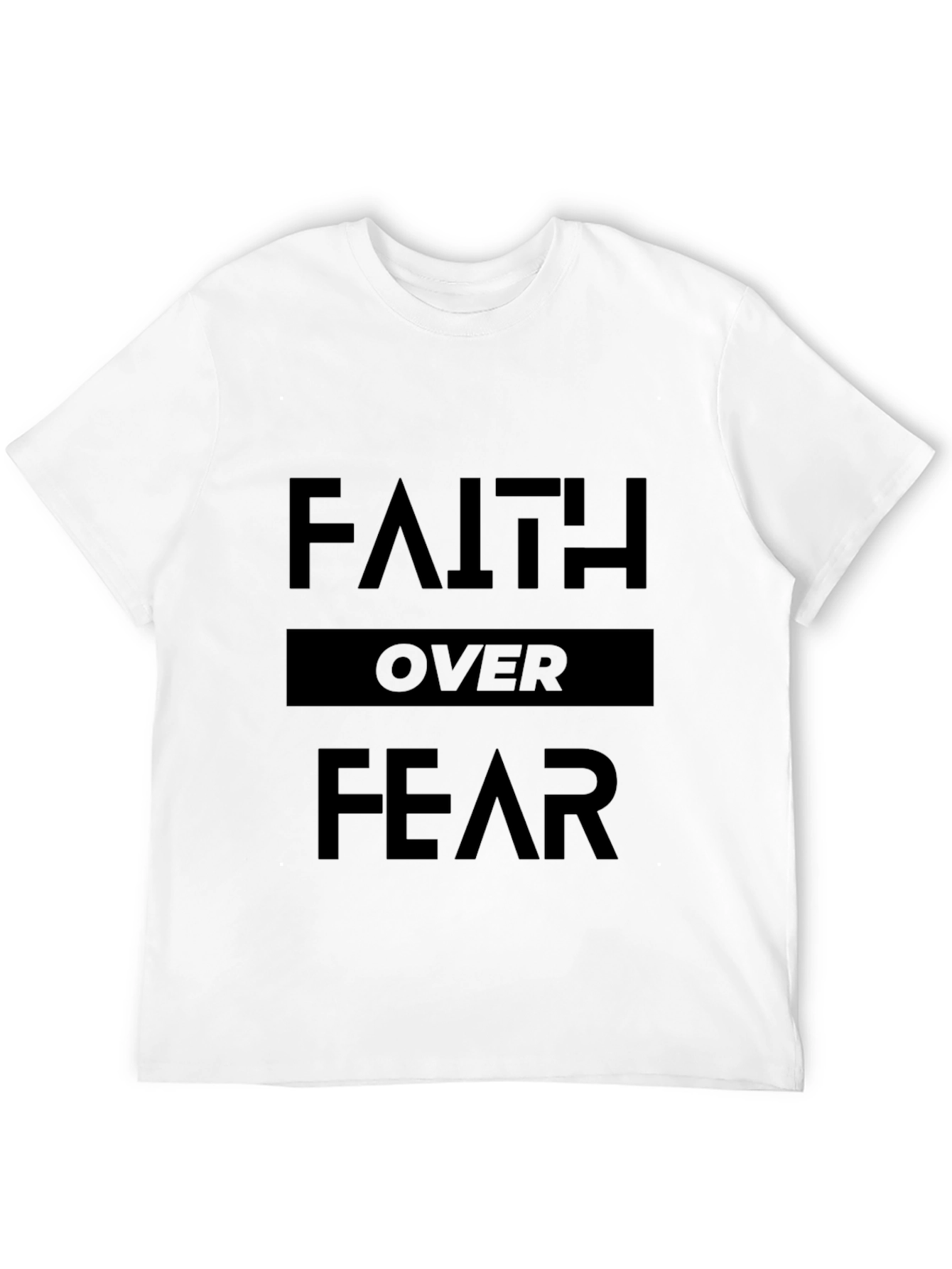 Faith Over Fear Graphic Tee - Black