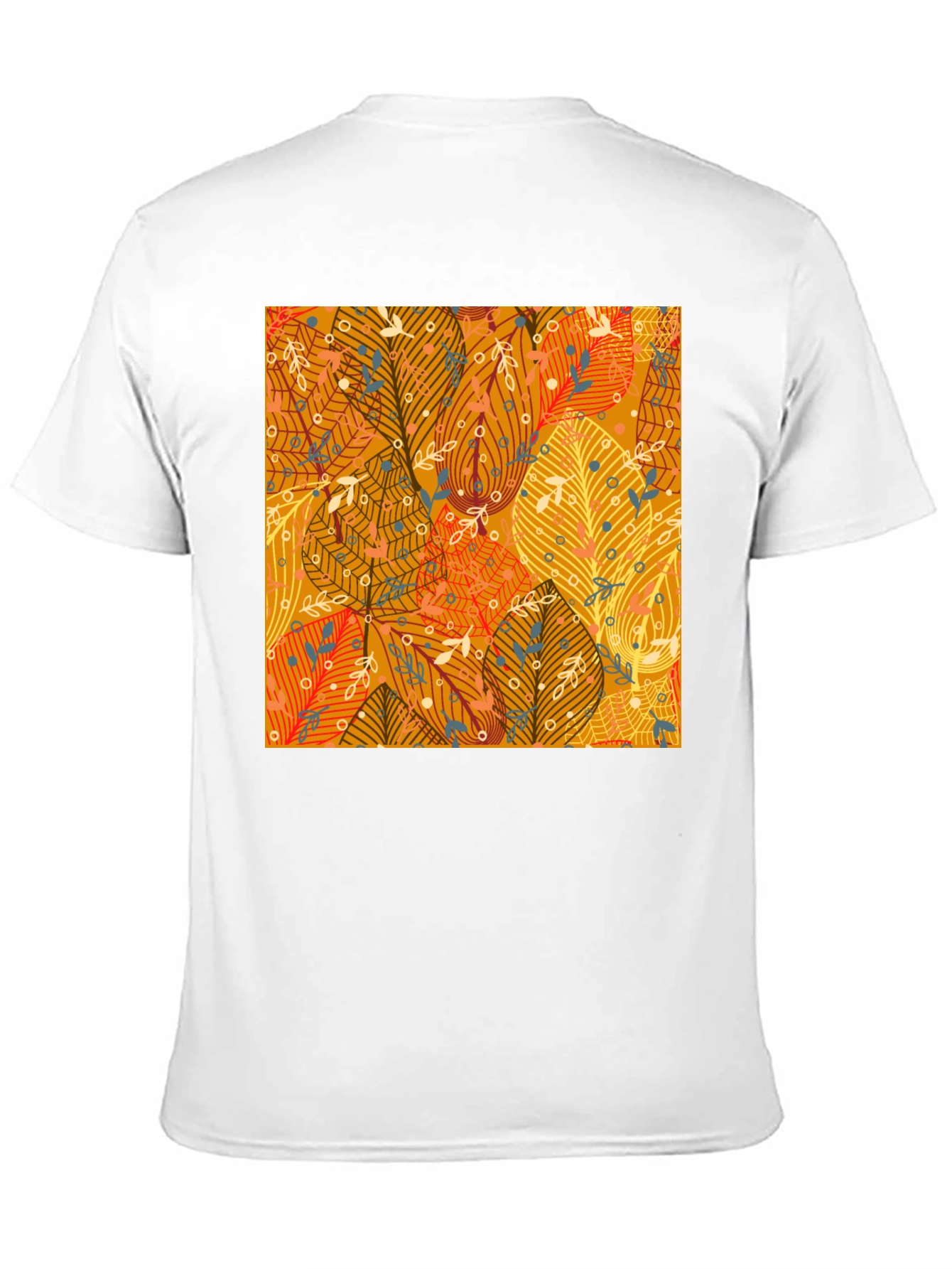 Autumn Leaves Pattern T-Shirt