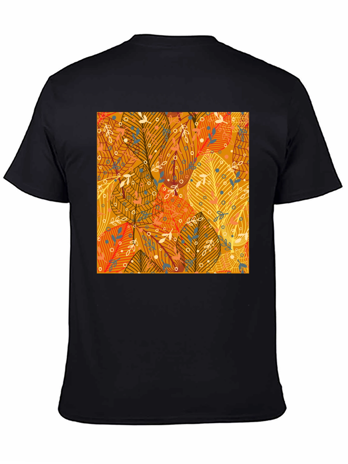 Autumn Leaves Pattern T-Shirt