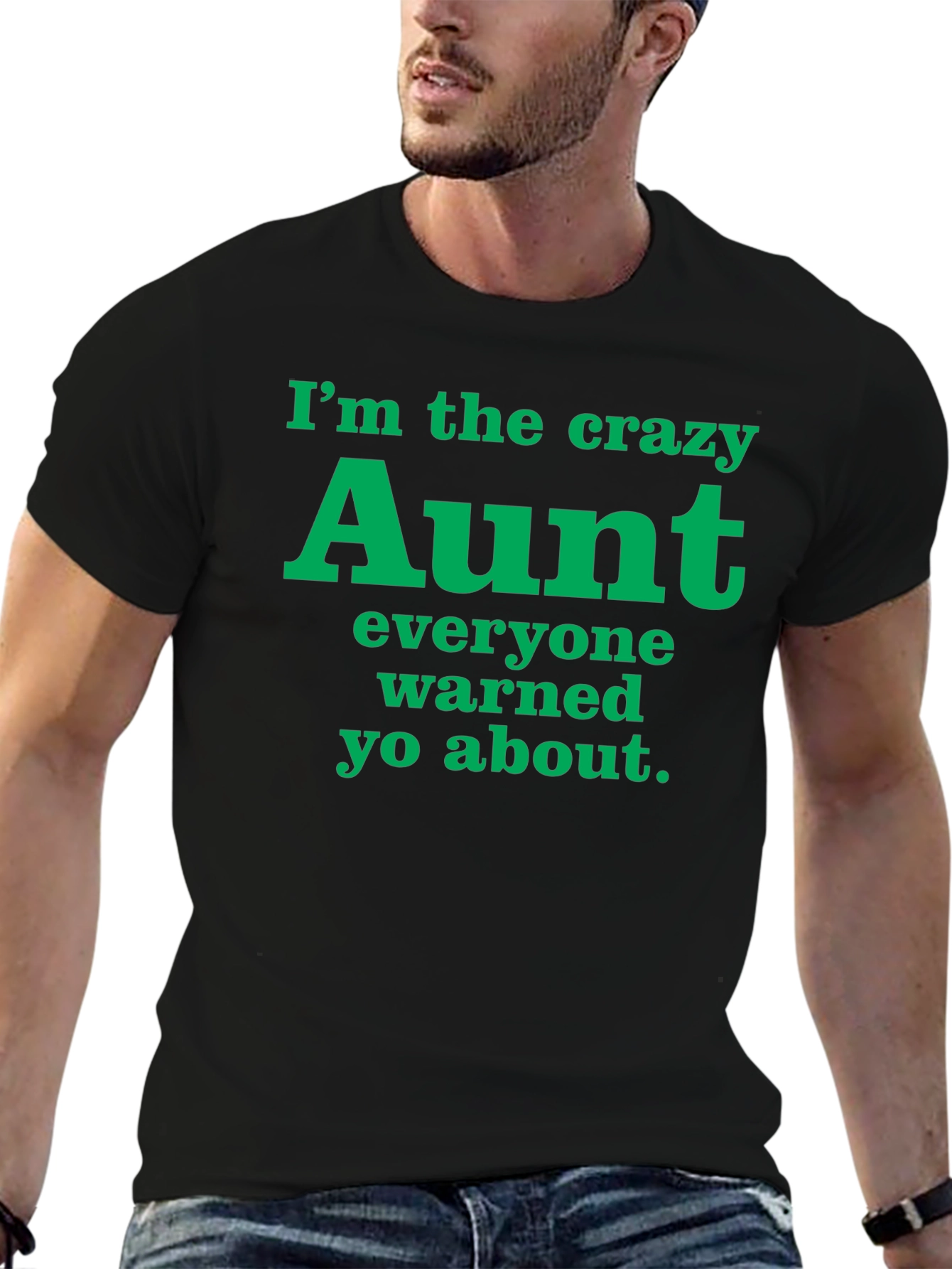 Crazy Aunt Graphic Tee - Fun Novelty T-Shirt
