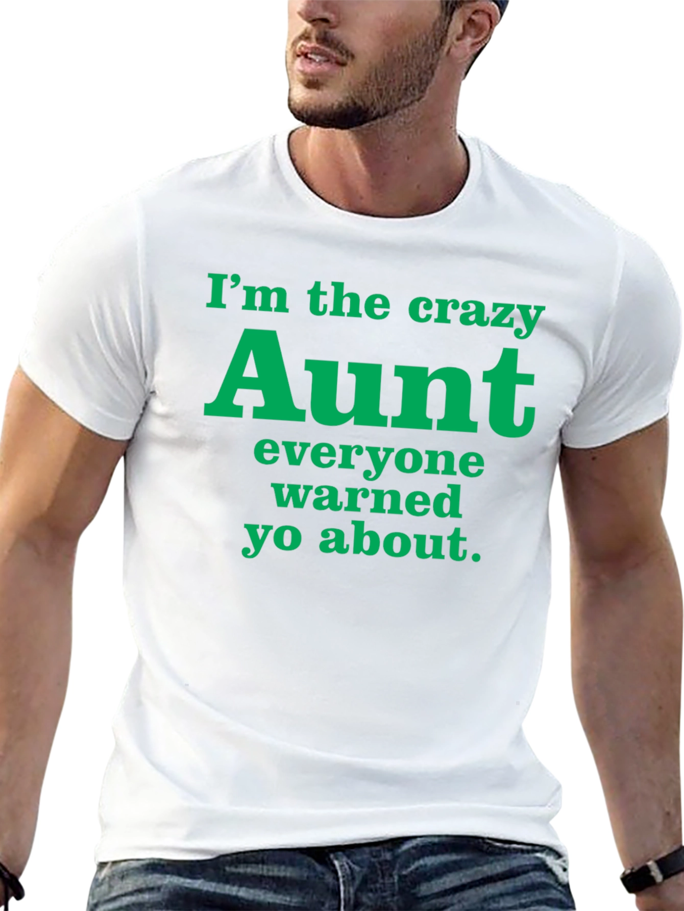 Crazy Aunt Graphic Tee - Fun Novelty T-Shirt