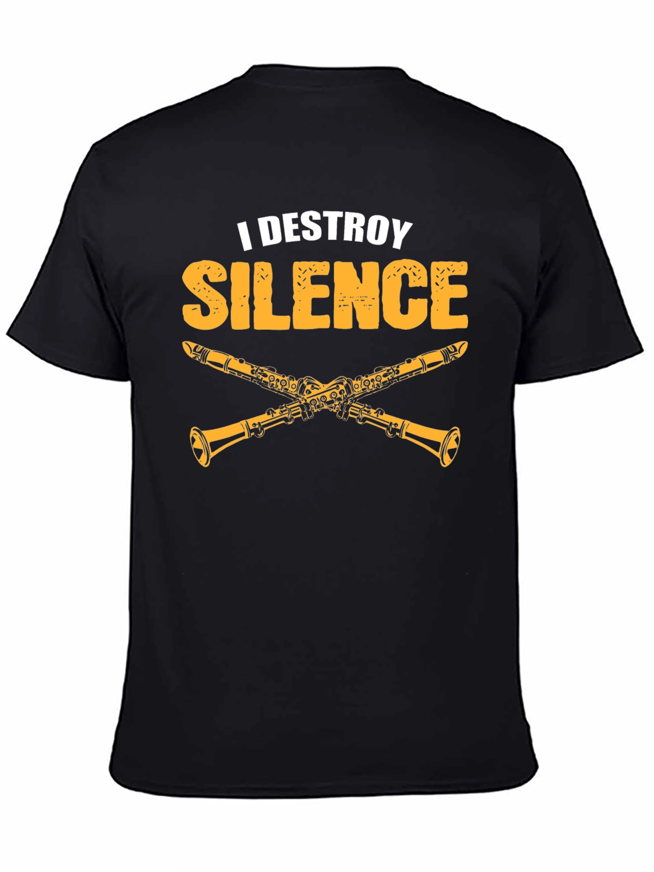 I Destroy Silence Clarinet T-Shirt