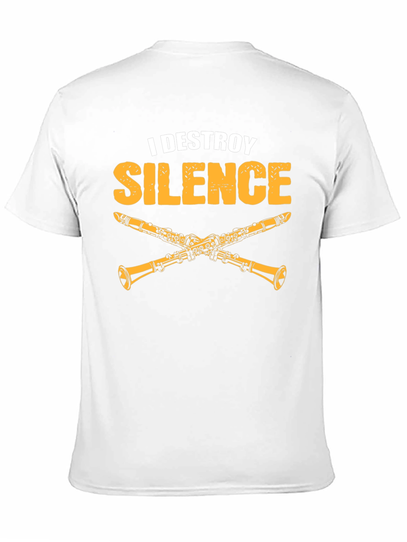 I Destroy Silence Clarinet T-Shirt
