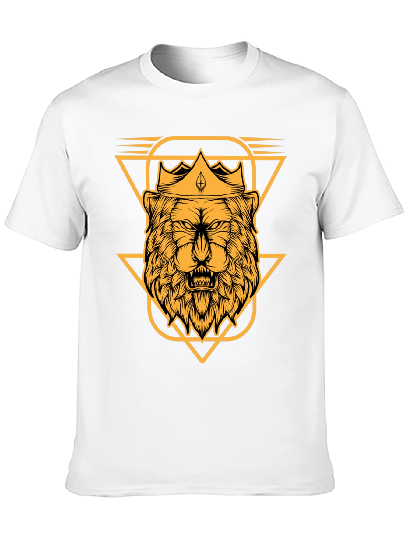 Lion King Graphic Tee - Black Cotton T-Shirt