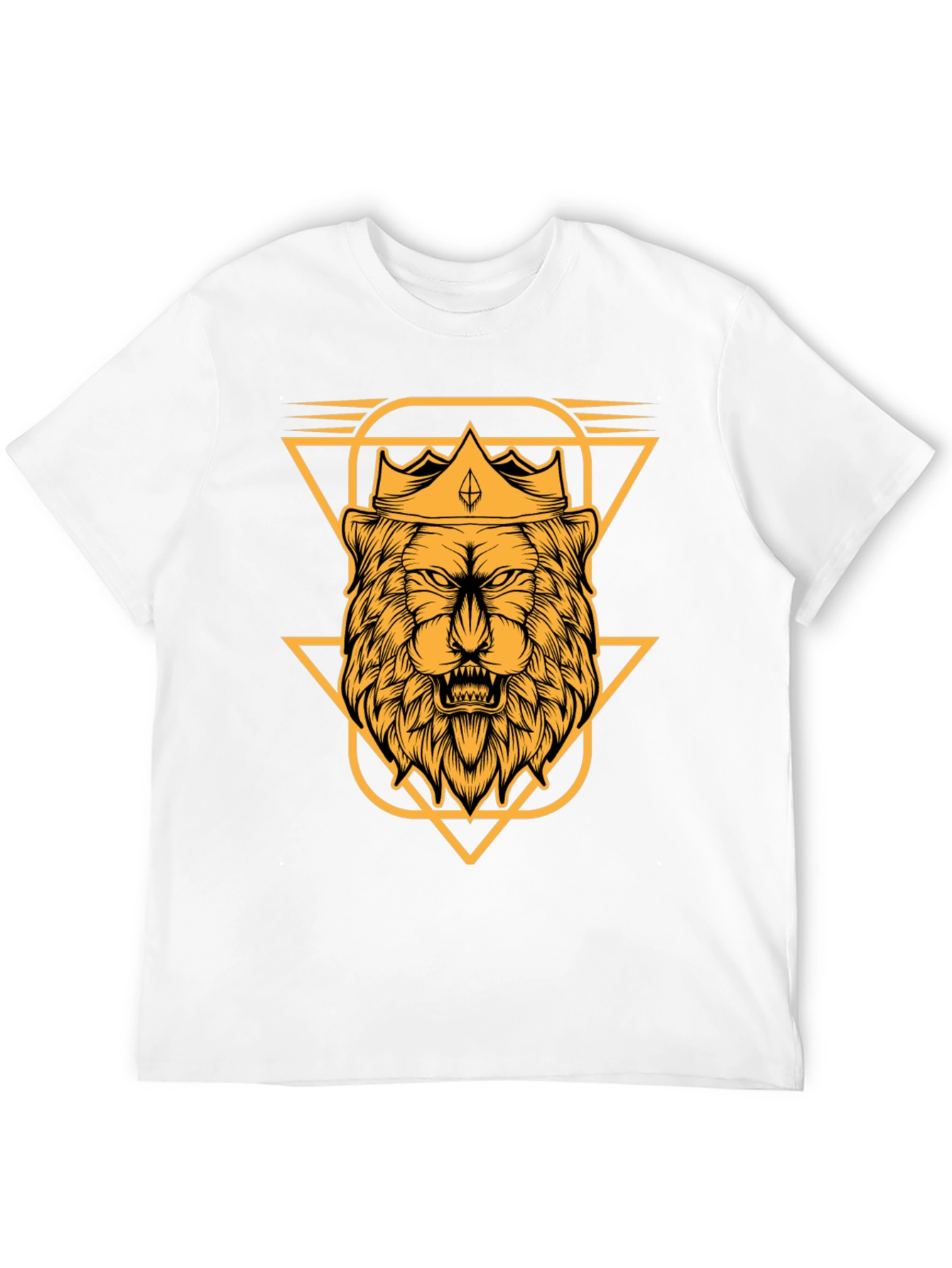 Lion King Graphic Tee - Black Cotton T-Shirt