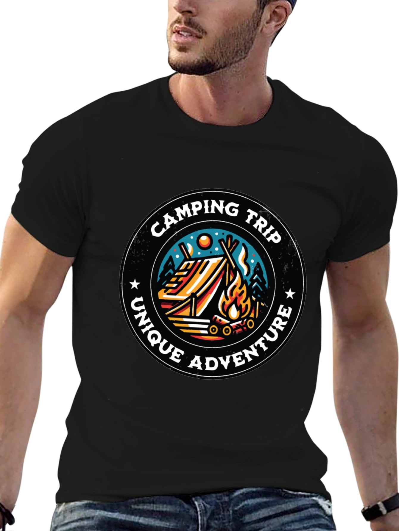 Camping Trip Adventure Graphic T-Shirt