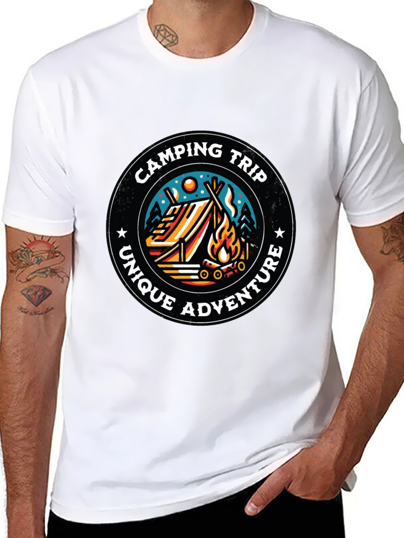 Camping Trip Adventure Graphic T-Shirt