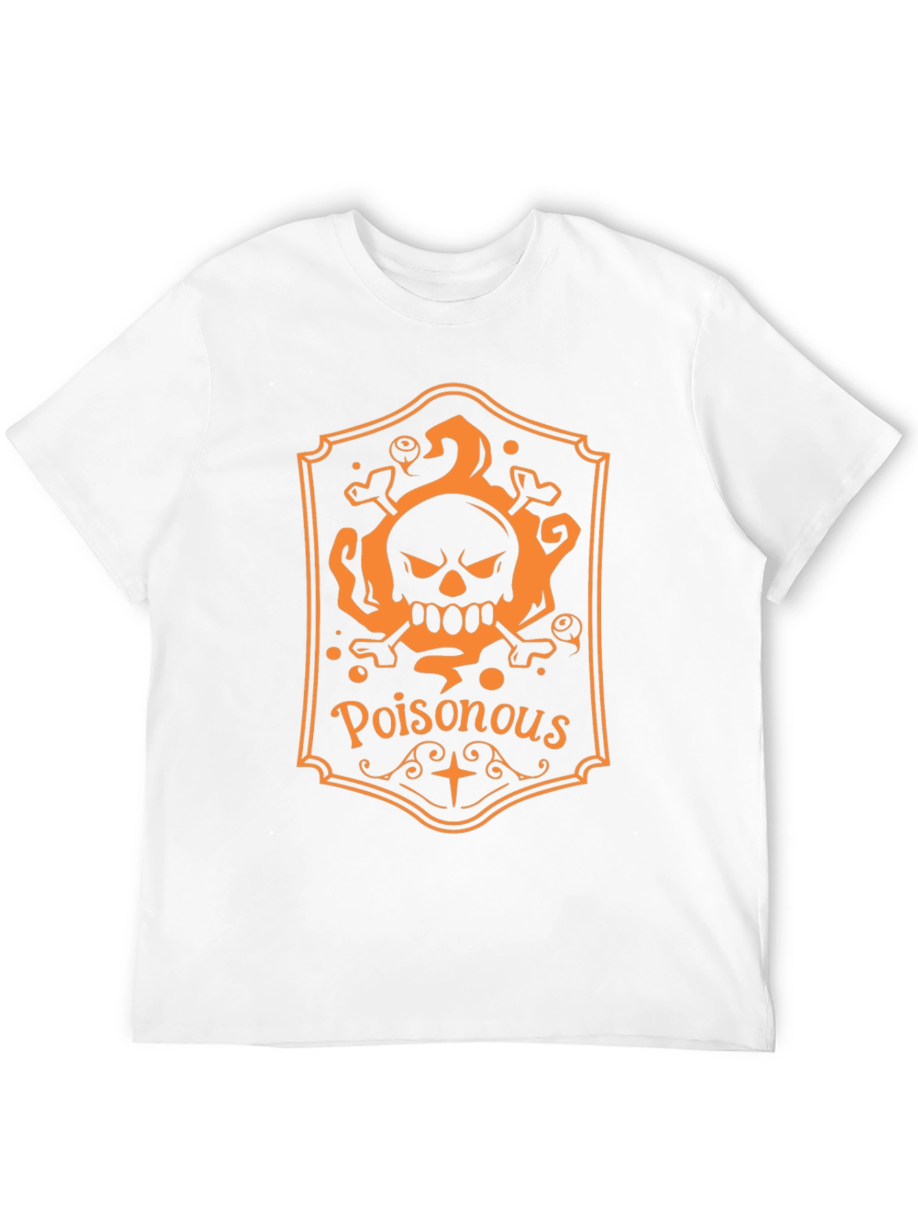 Poisonous Skull Graphic Tee - Halloween