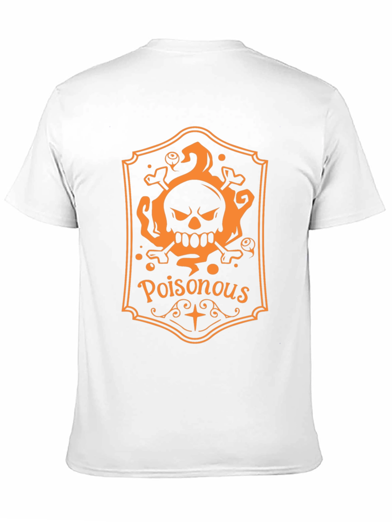 Poisonous Skull Graphic Tee - Halloween