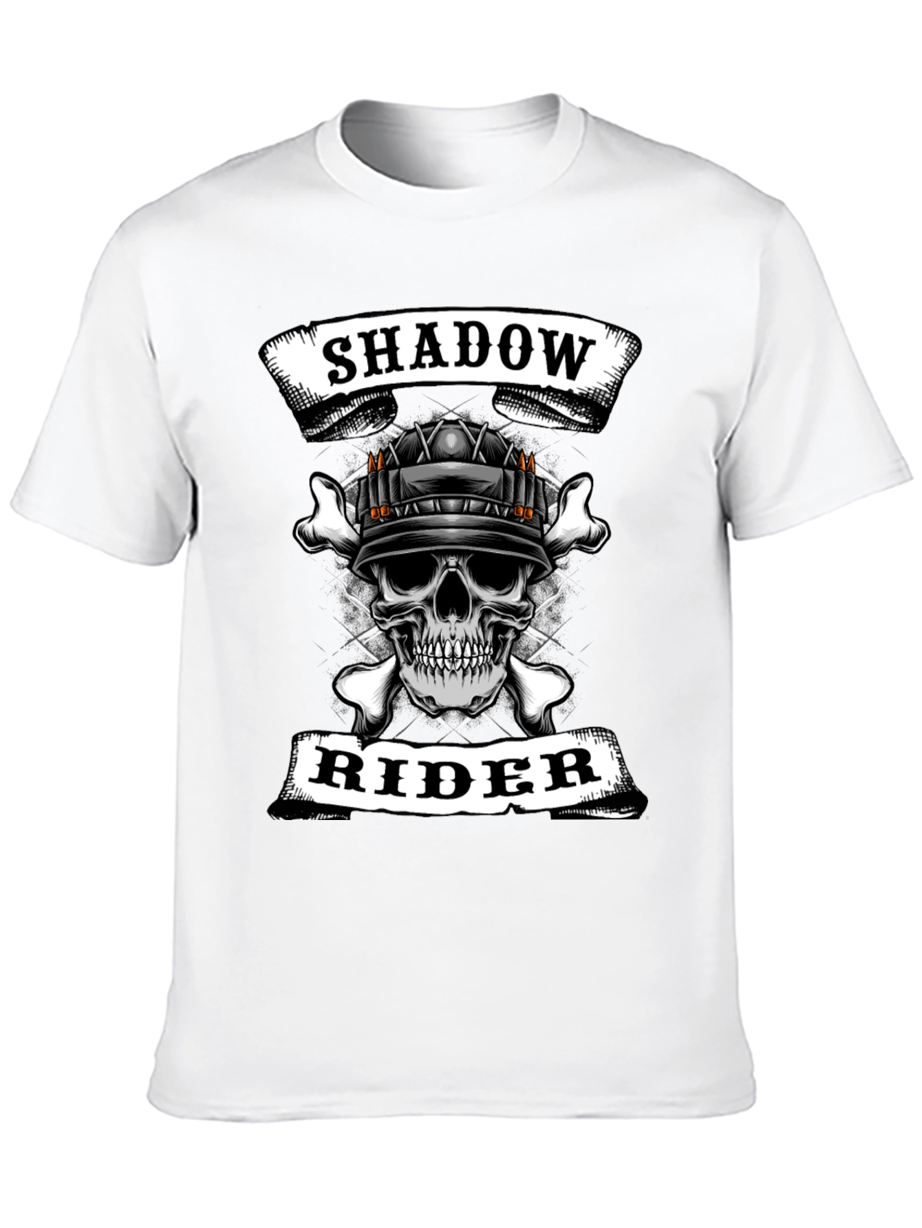 Shadow Rider Skull Graphic T-Shirt
