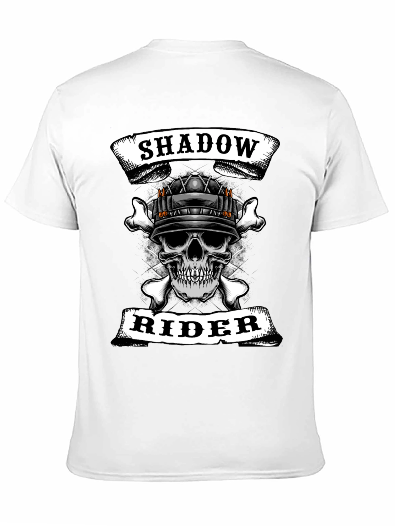 Shadow Rider Skull Graphic T-Shirt
