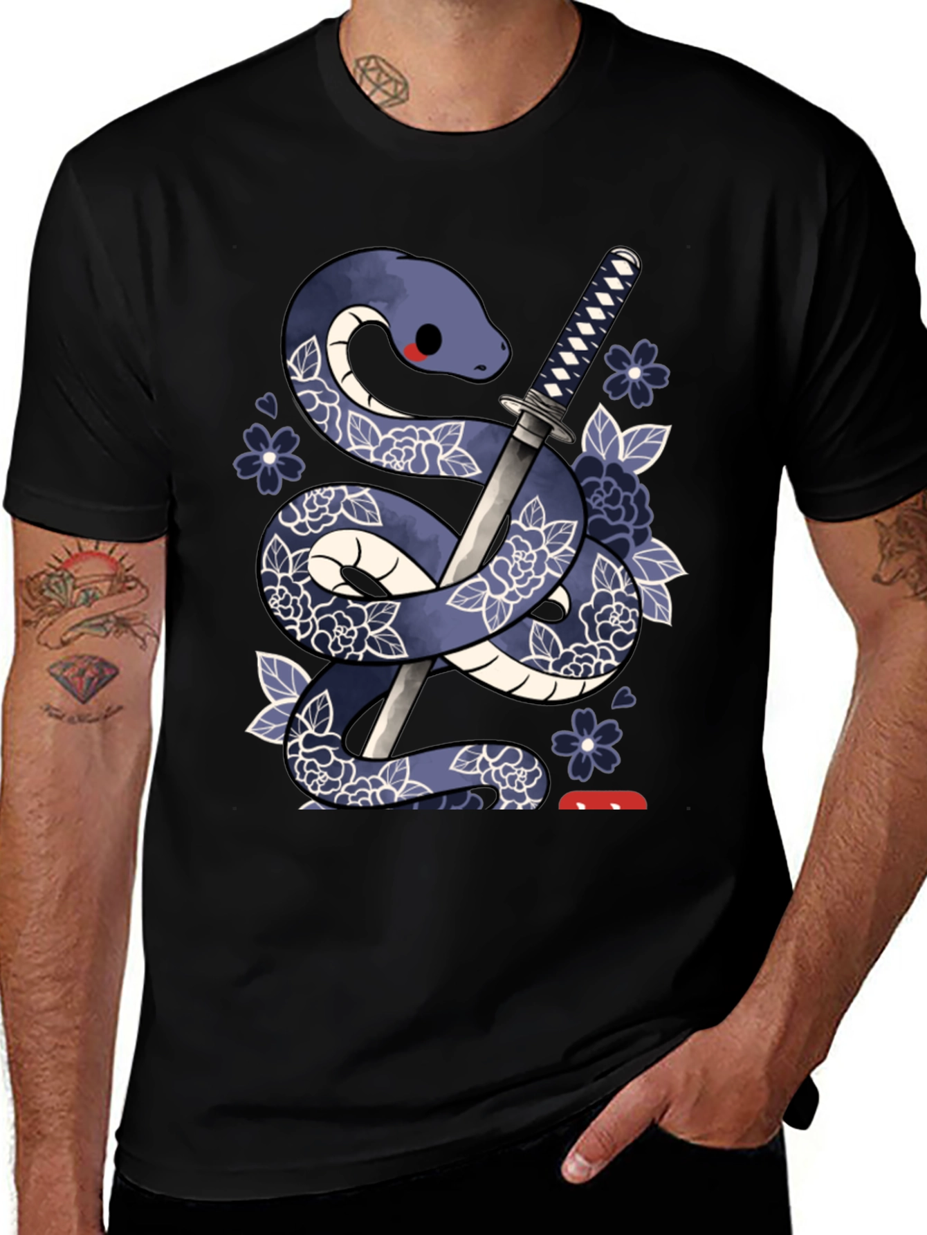 Snake & Sword Graphic Tee