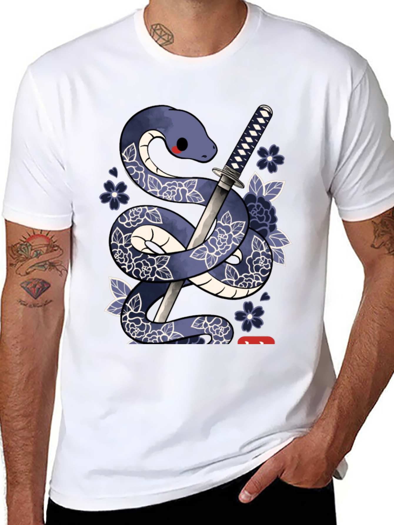 Snake & Sword Graphic Tee