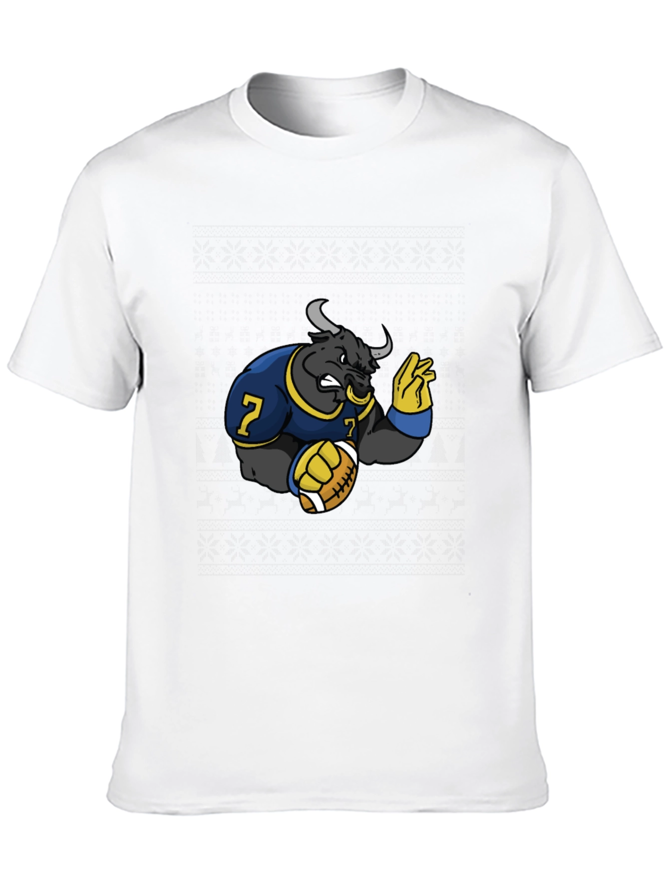 Bull Football T-Shirt