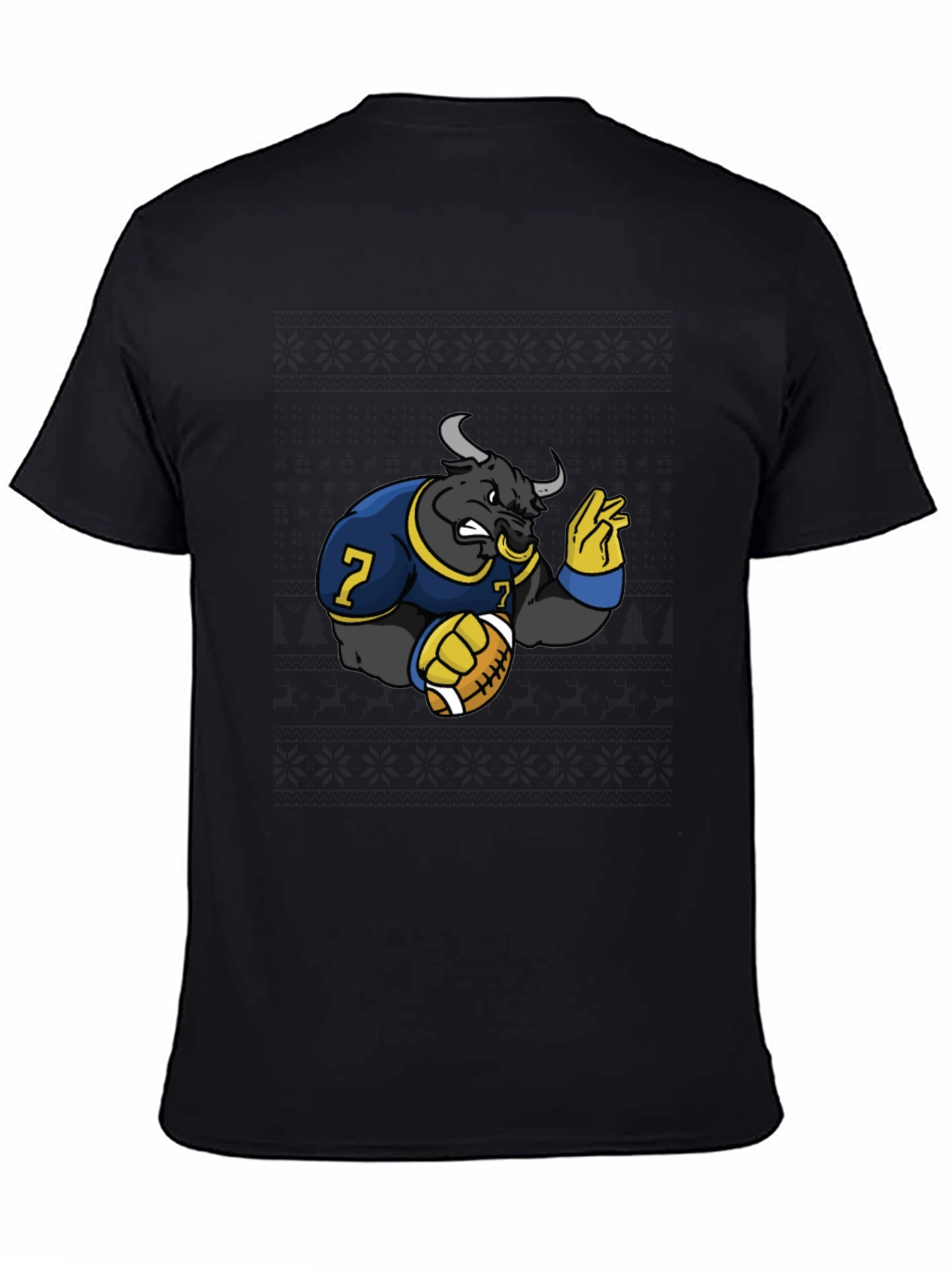 Bull Football T-Shirt