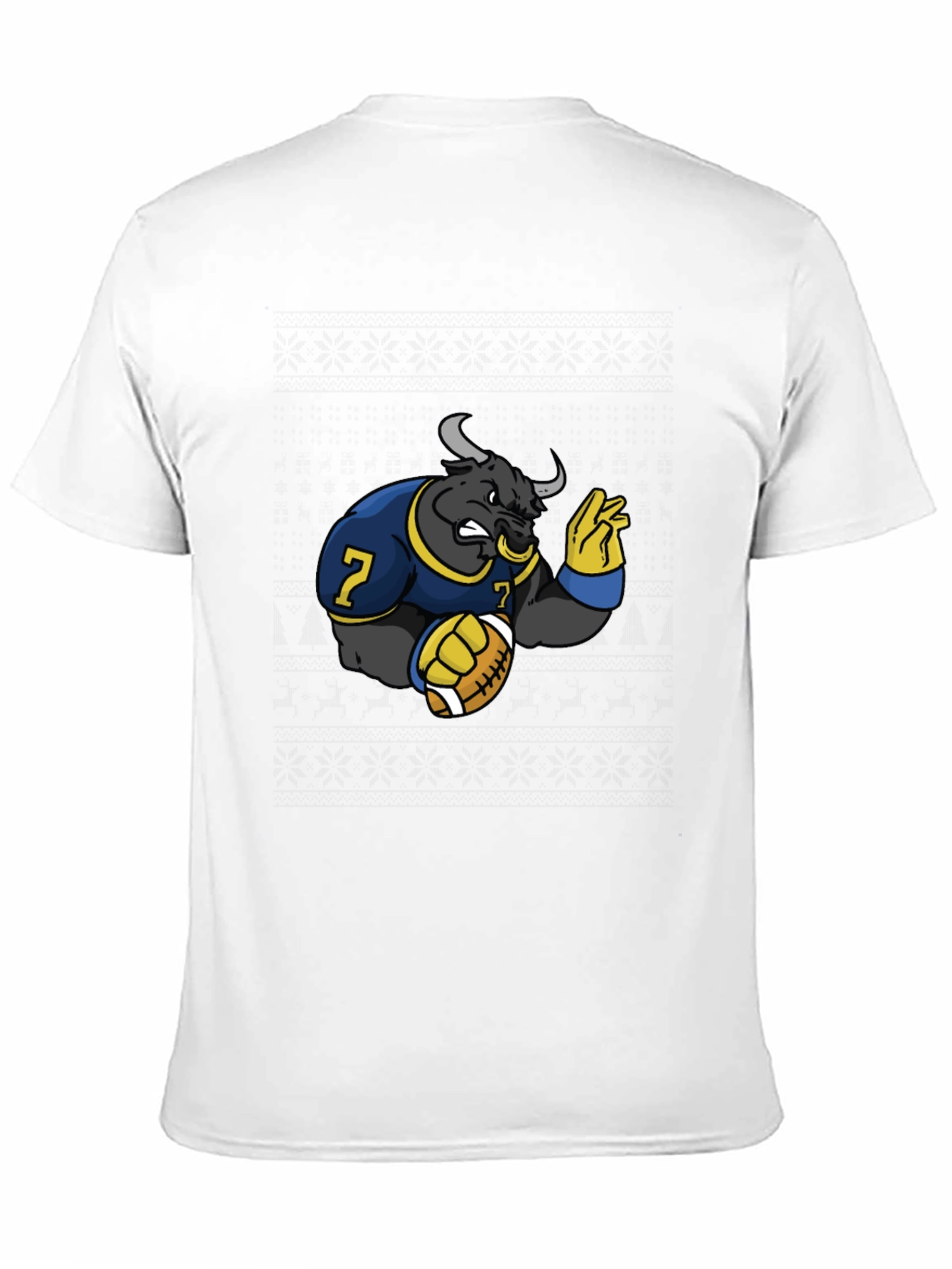 Bull Football T-Shirt