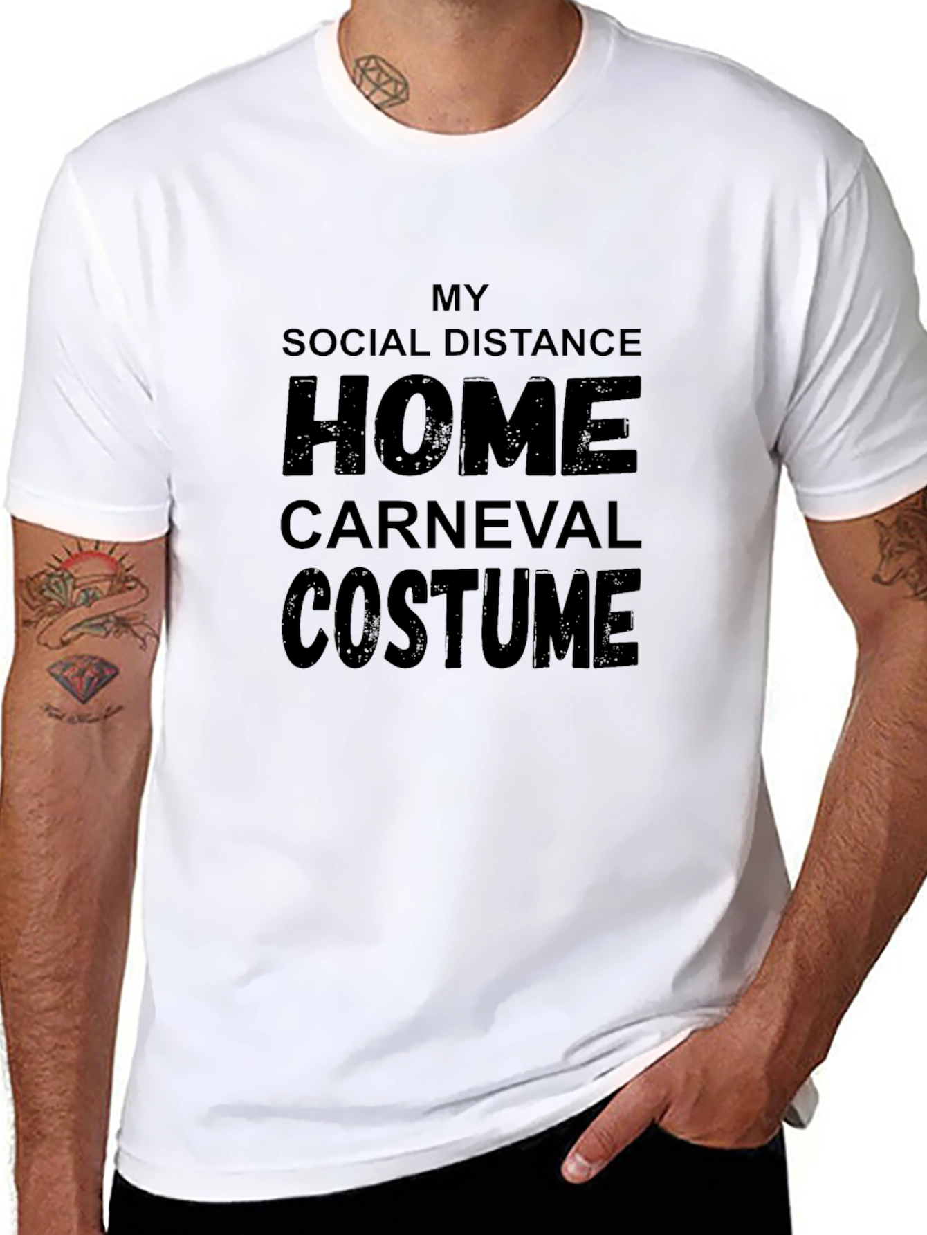 Social Distance Home Costume T-Shirt