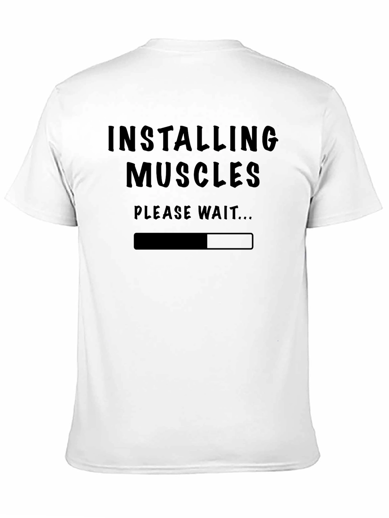 Installing Muscles Funny Workout T-Shirt