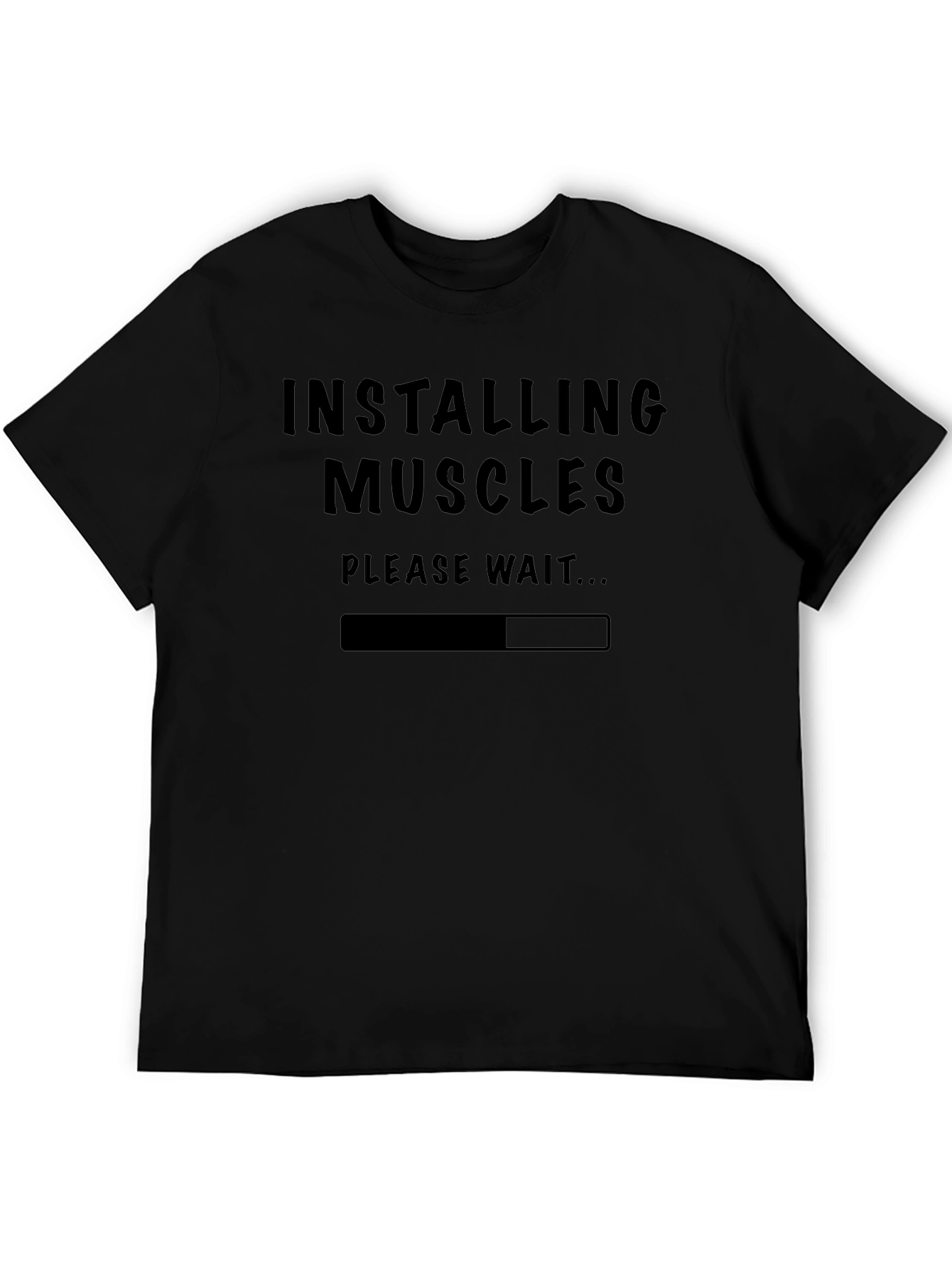 Installing Muscles Funny Workout T-Shirt