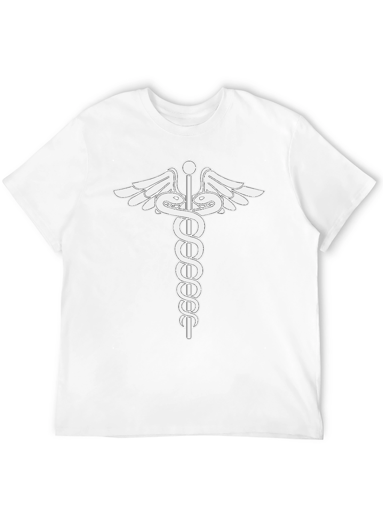 Caduceus Symbol Black T-Shirt