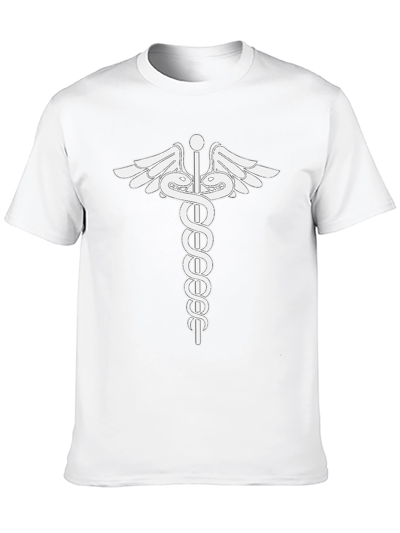 Caduceus Symbol Black T-Shirt