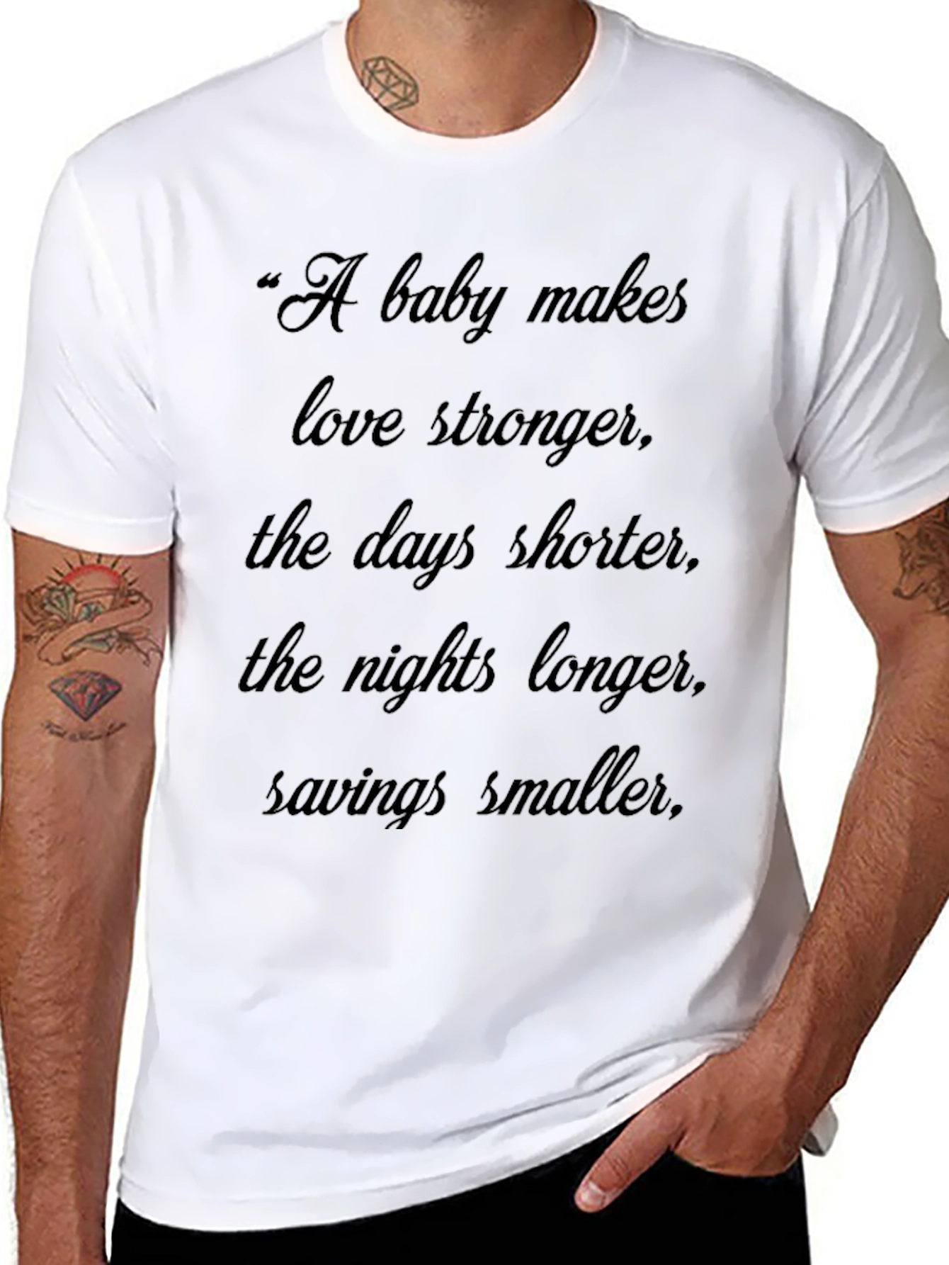 Baby Makes Love Stronger Graphic T-Shirt