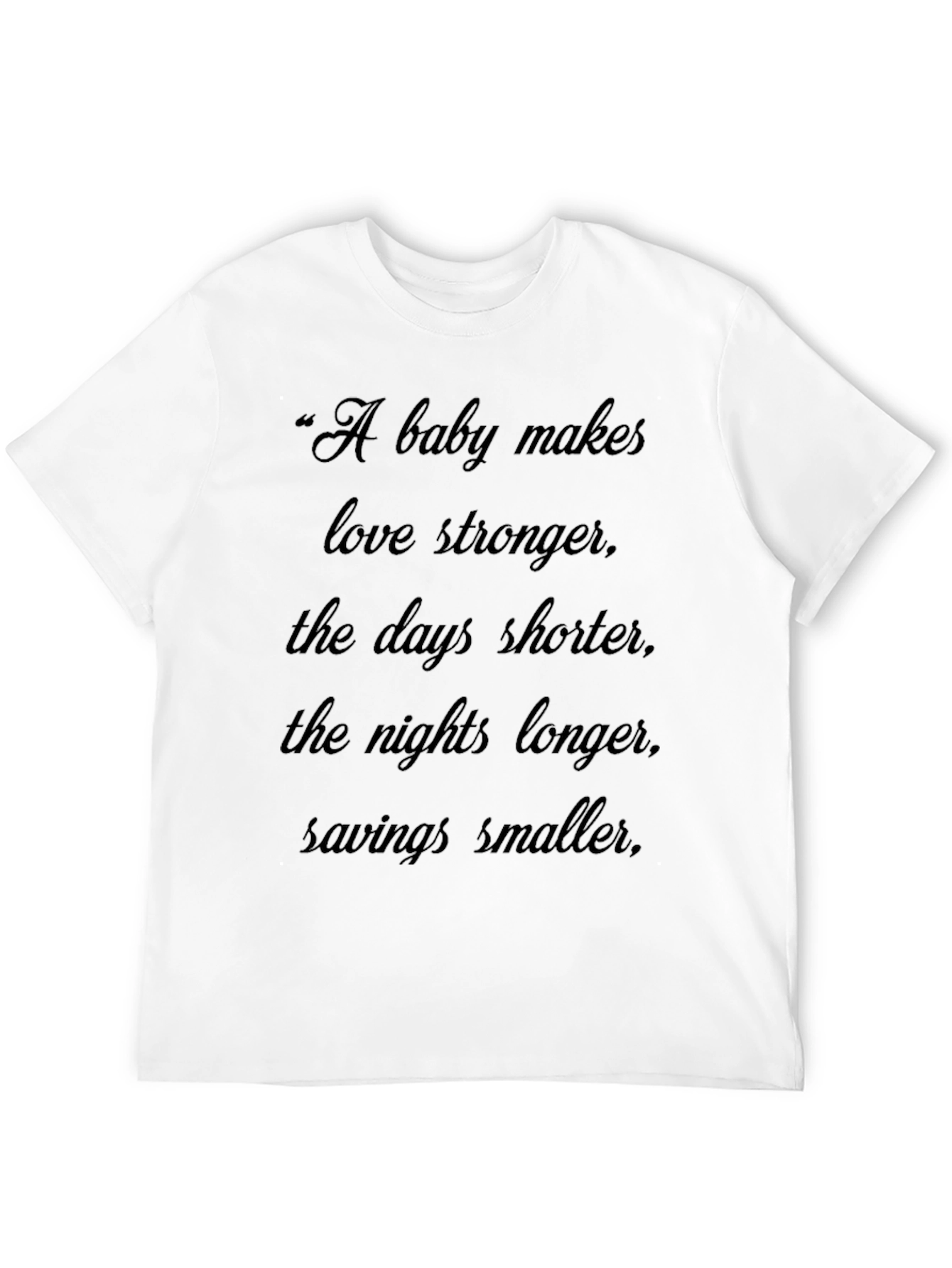 Baby Makes Love Stronger Graphic T-Shirt
