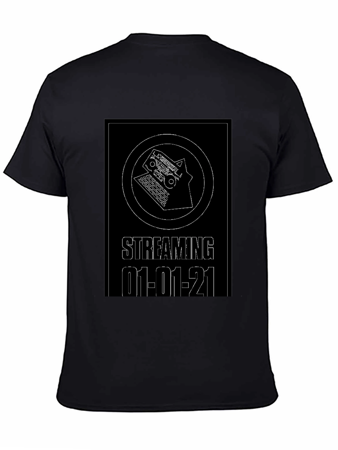 Streaming 01-01-21 Black T-Shirt