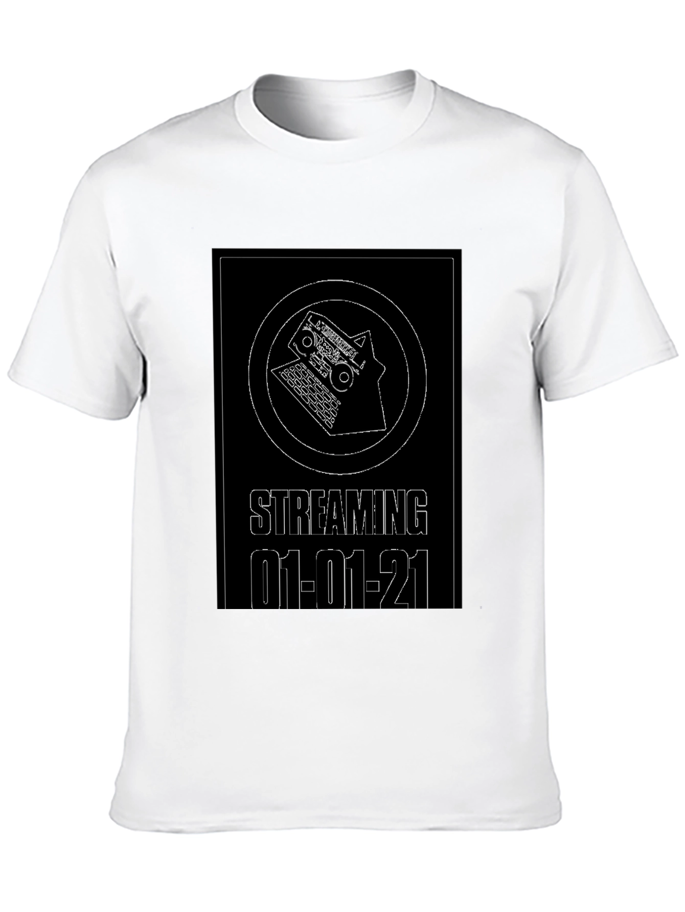 Streaming 01-01-21 Black T-Shirt