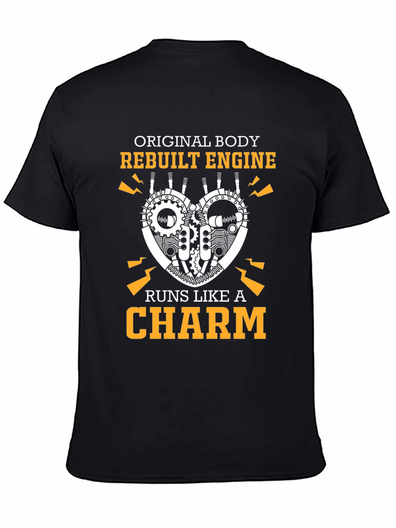 Original Body Rebuilt Engine Charm T-Shirt
