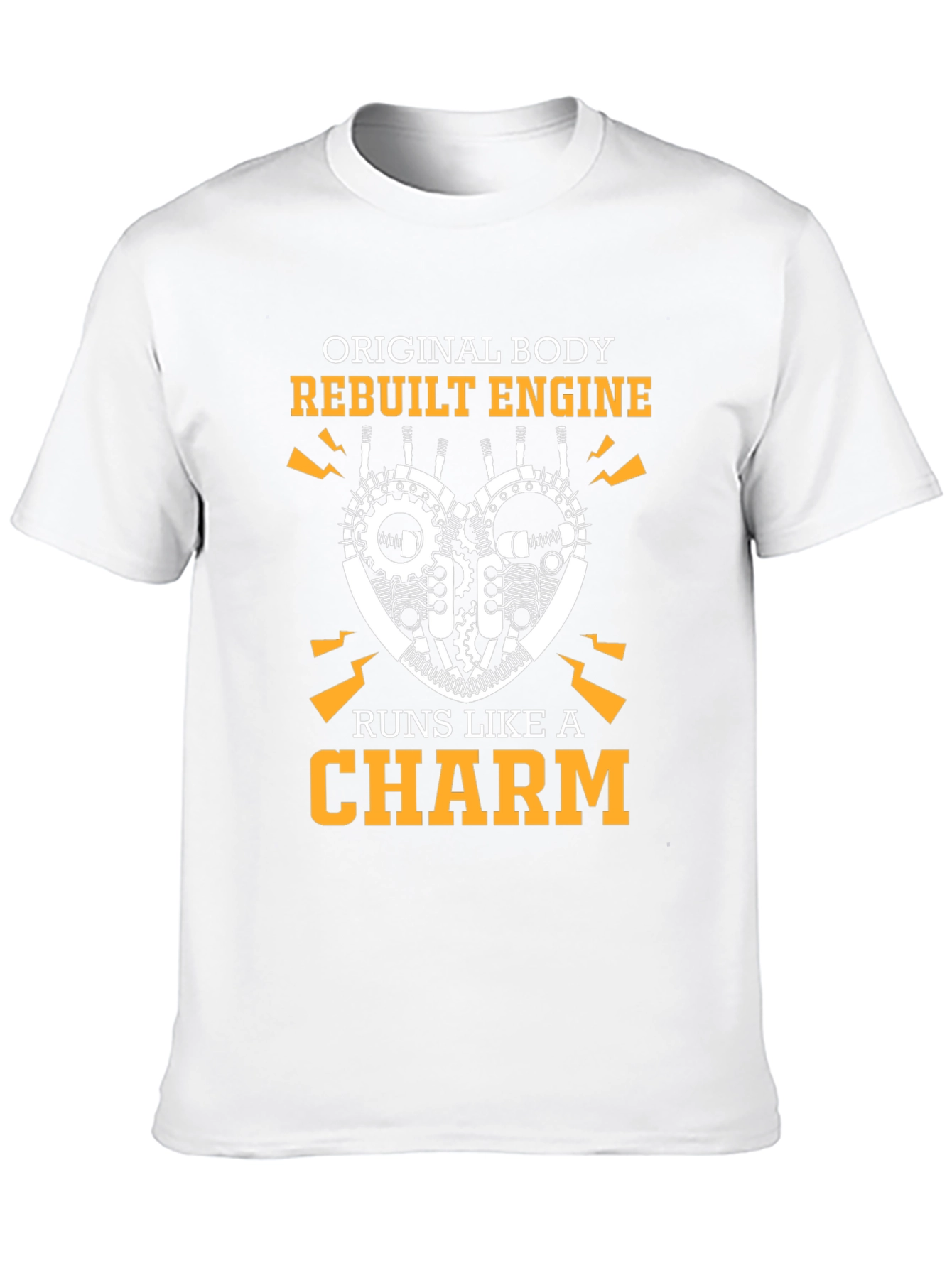 Original Body Rebuilt Engine Charm T-Shirt