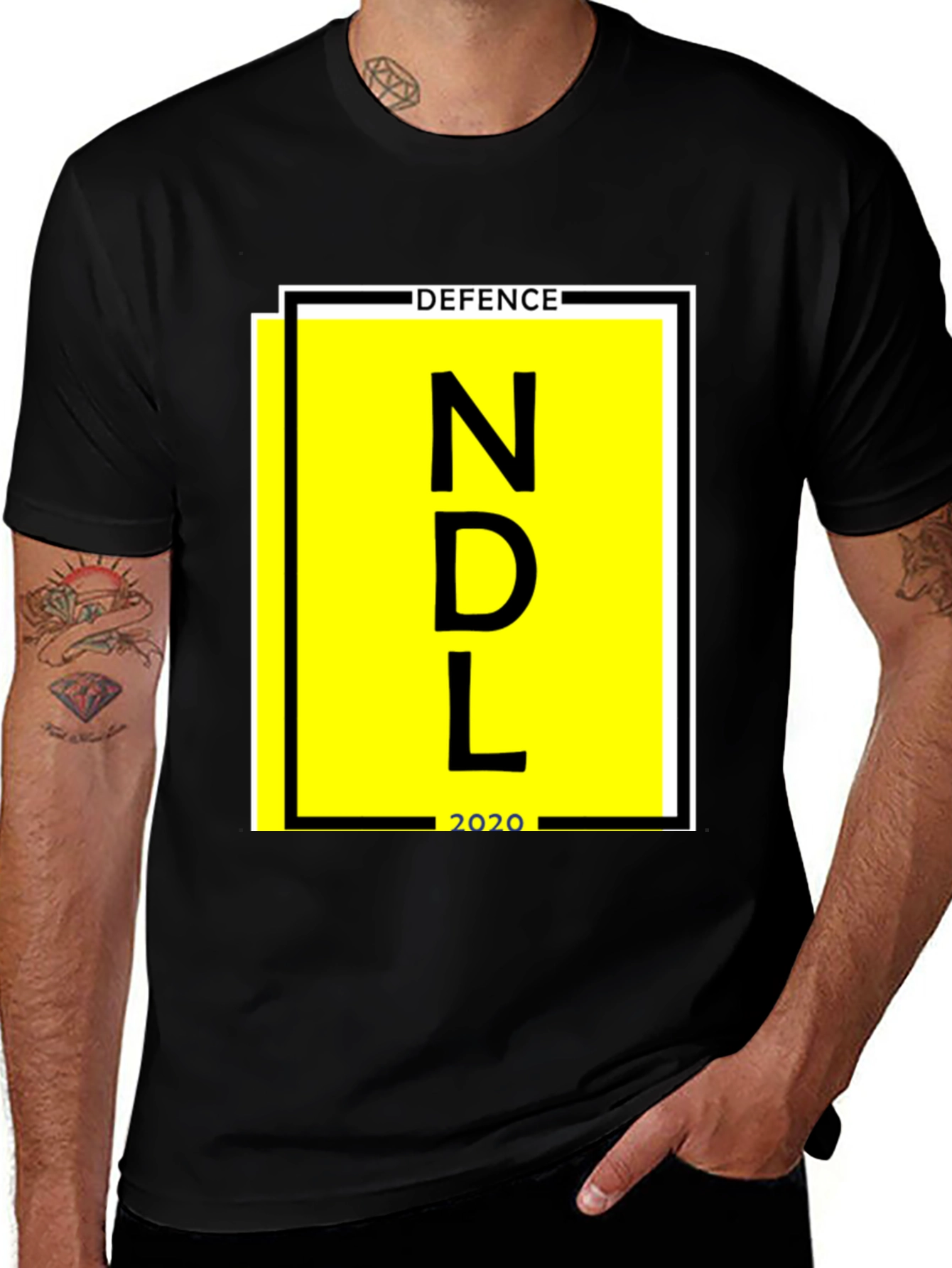 NDL Defence 2020 Black T-Shirt
