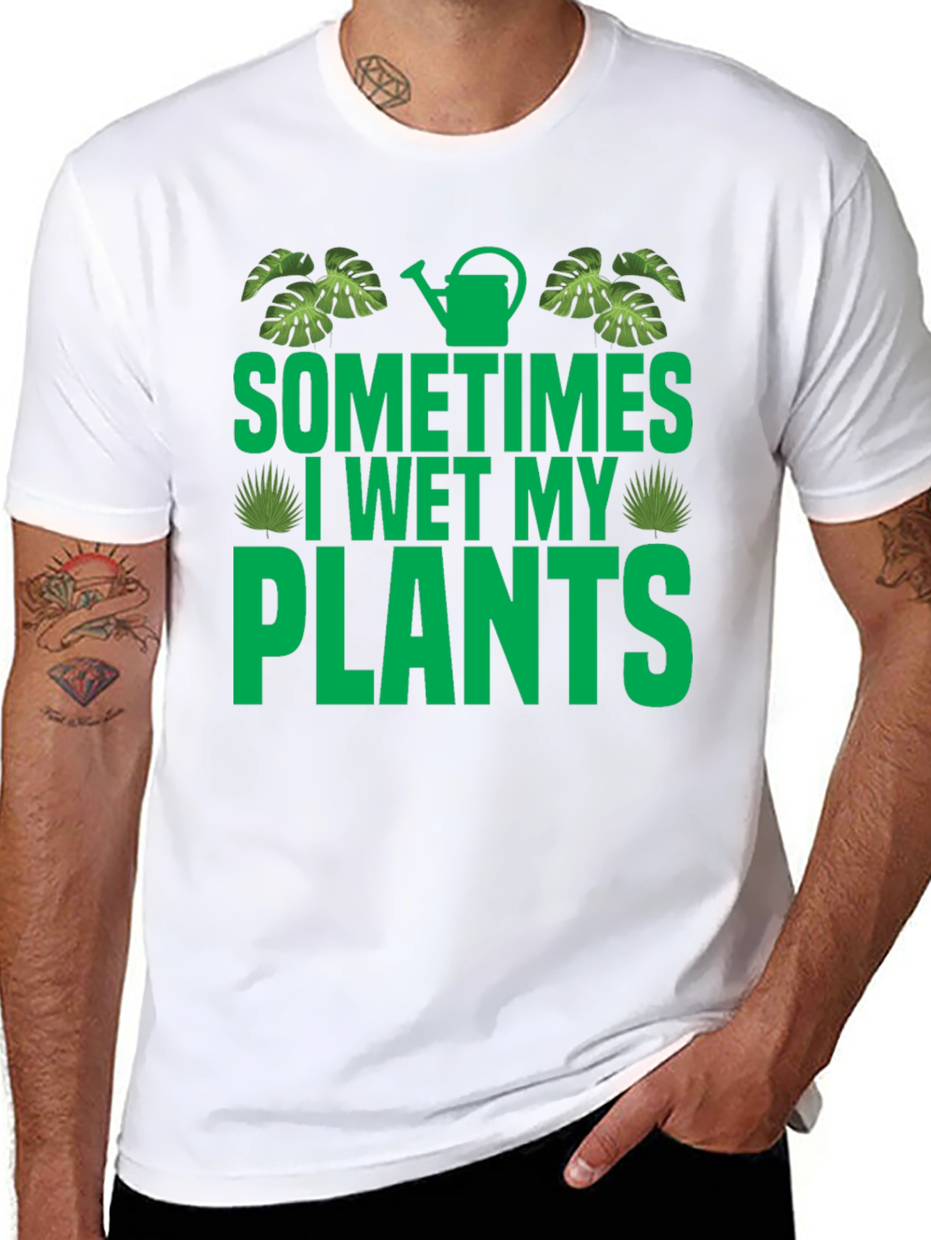 Sometimes I Wet My Plants Graphic T-Shirt