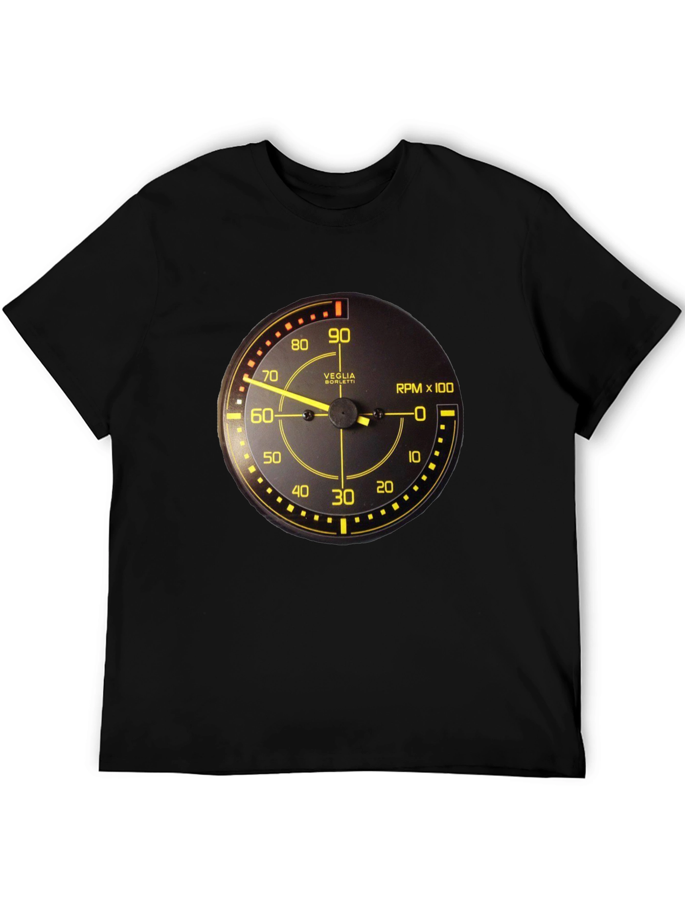 Black RPM Gauge Graphic Tee