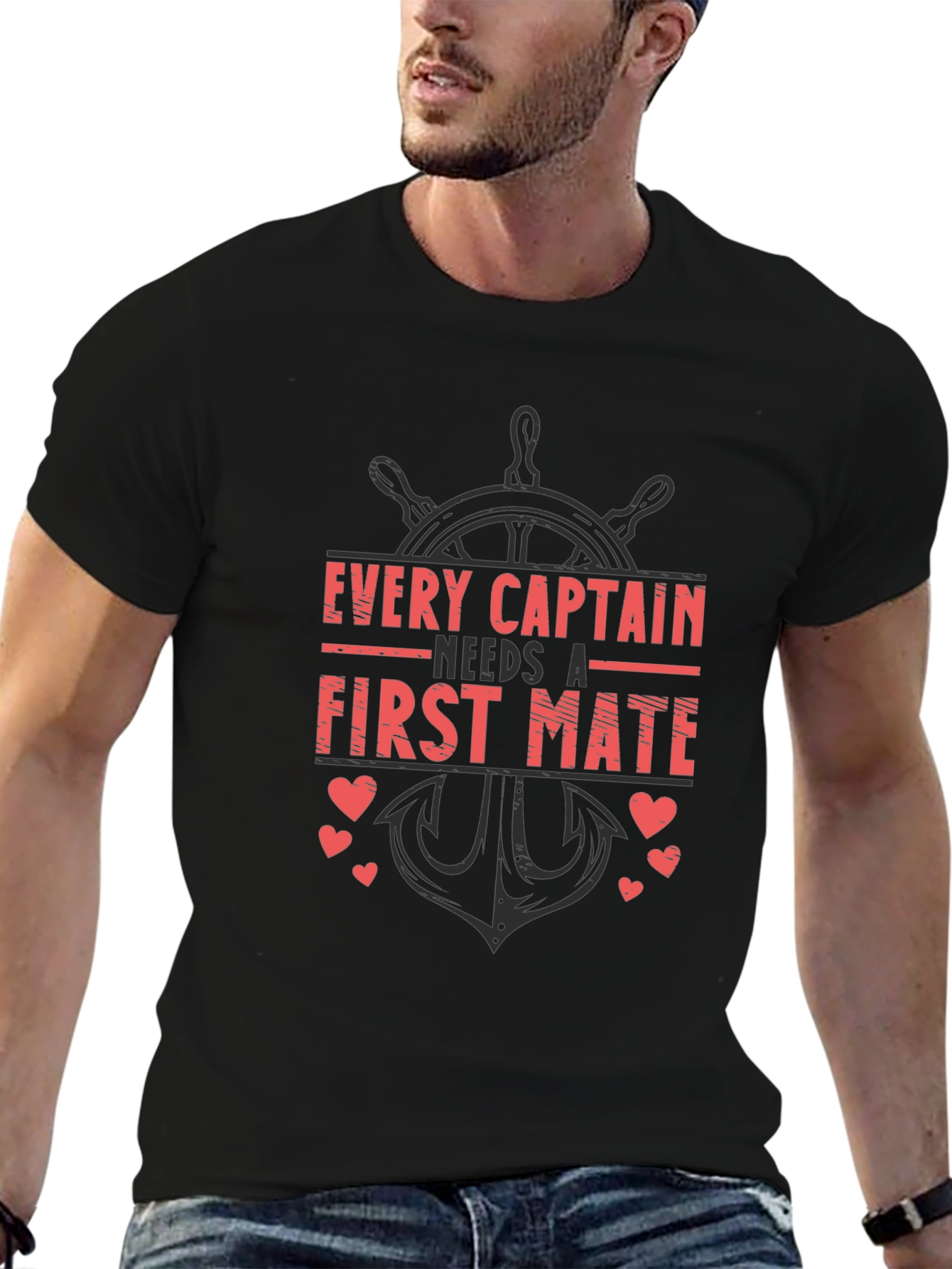 Every Captain Needs a First Mate Graphic Tee