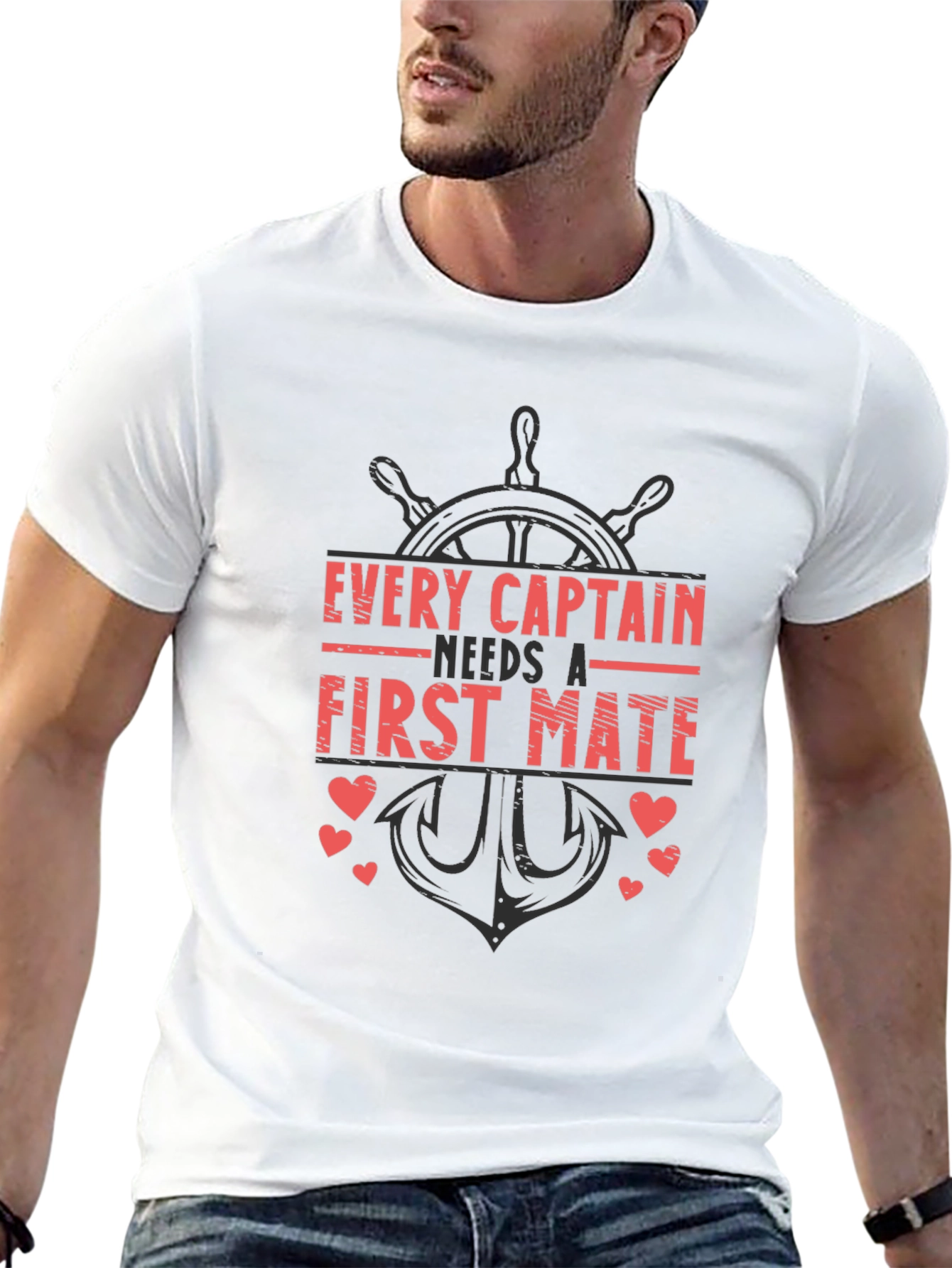Every Captain Needs a First Mate Graphic Tee