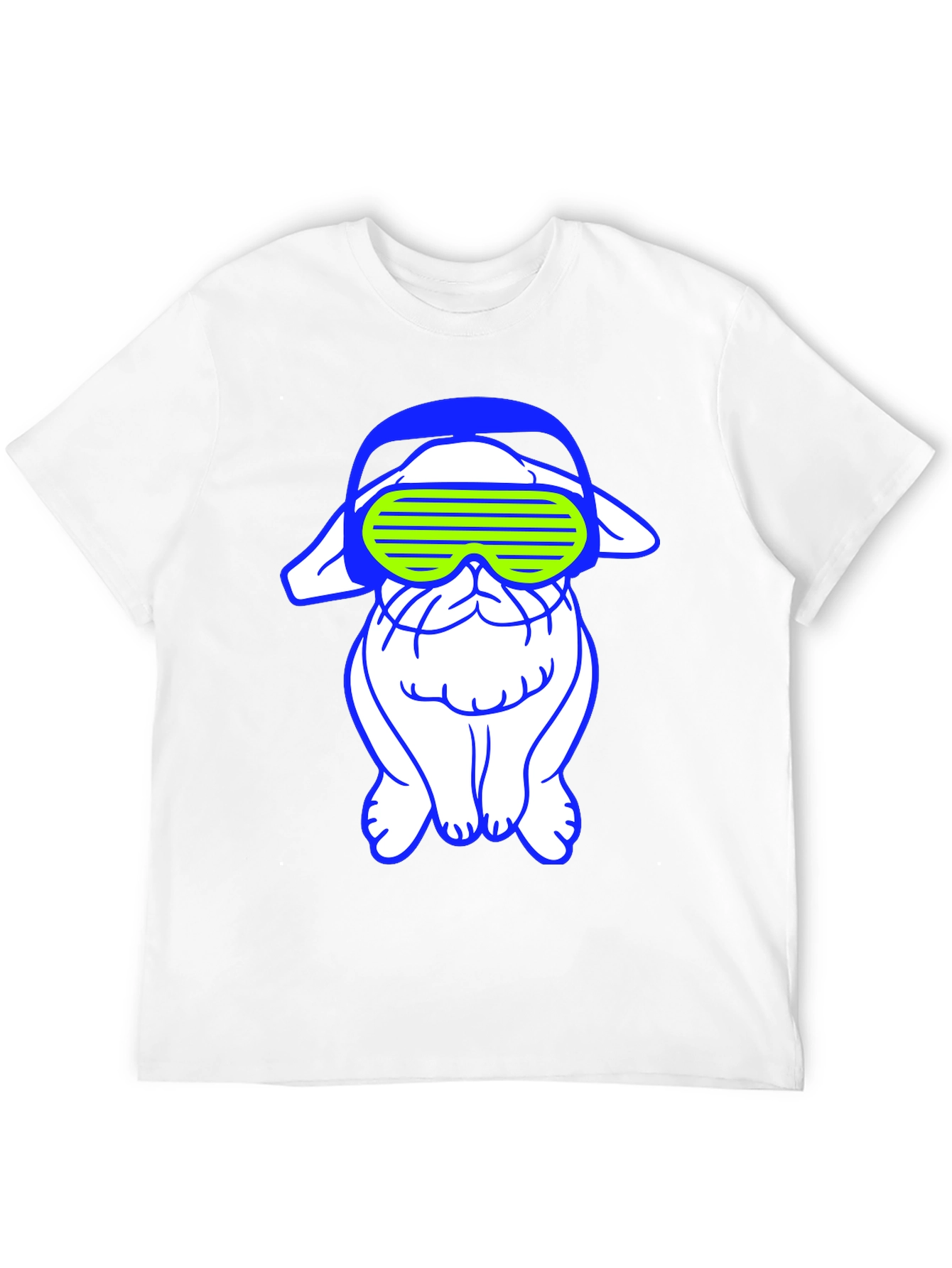 Cyberpunk Bulldog Graphic Tee
