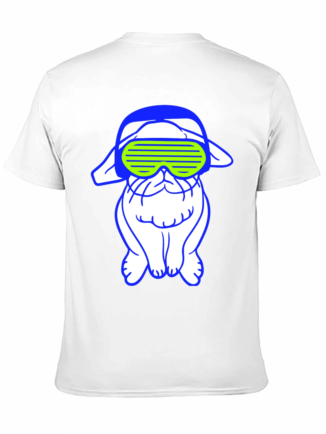 Cyberpunk Bulldog Graphic Tee