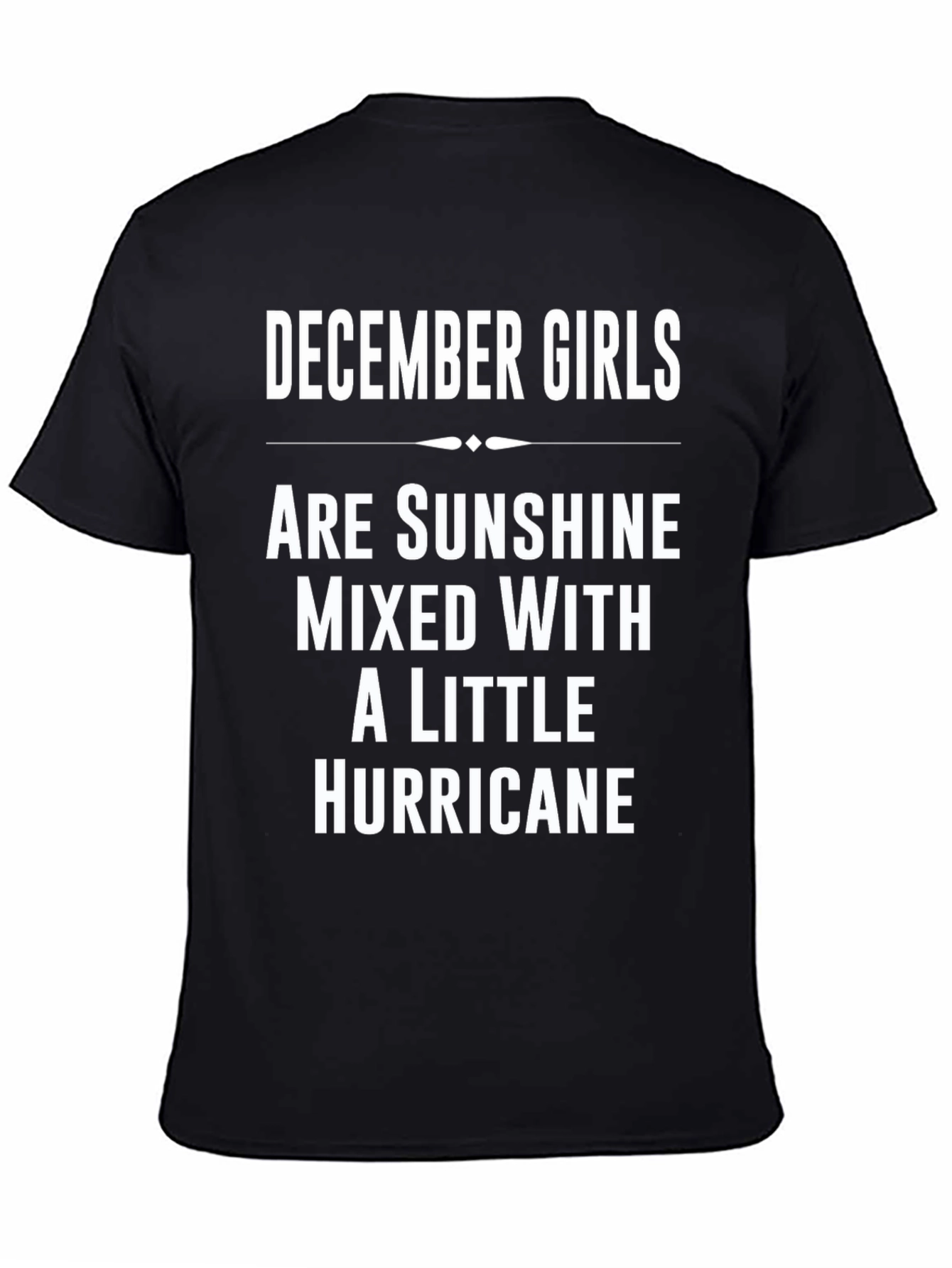 December Girls Sunshine Hurricane Black T-Shirt