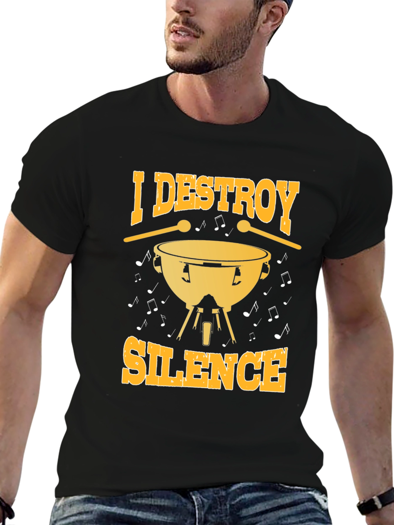 I Destroy Silence T-Shirt - Musician Apparel