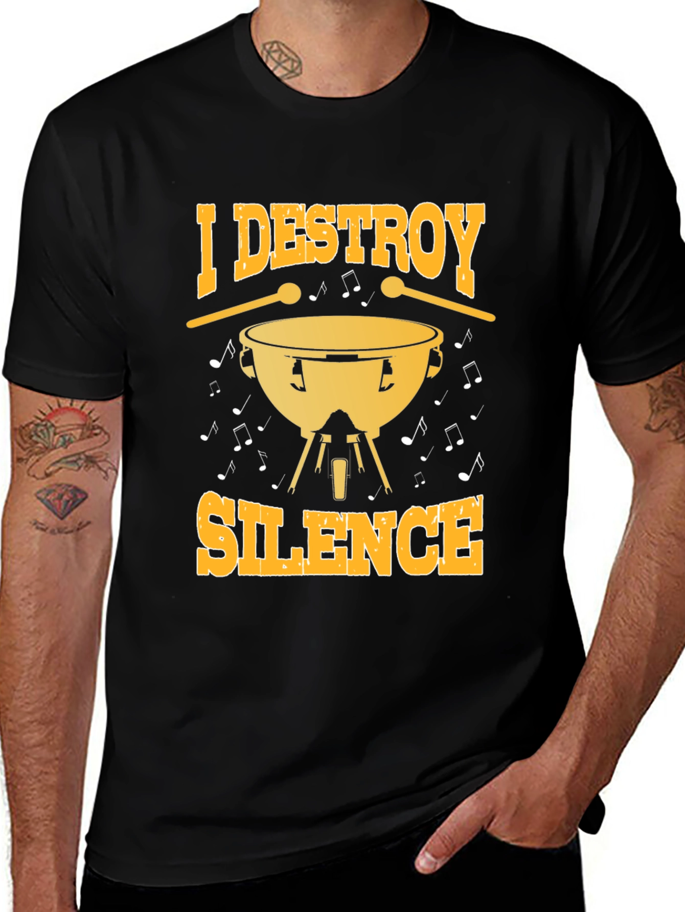I Destroy Silence T-Shirt - Musician Apparel