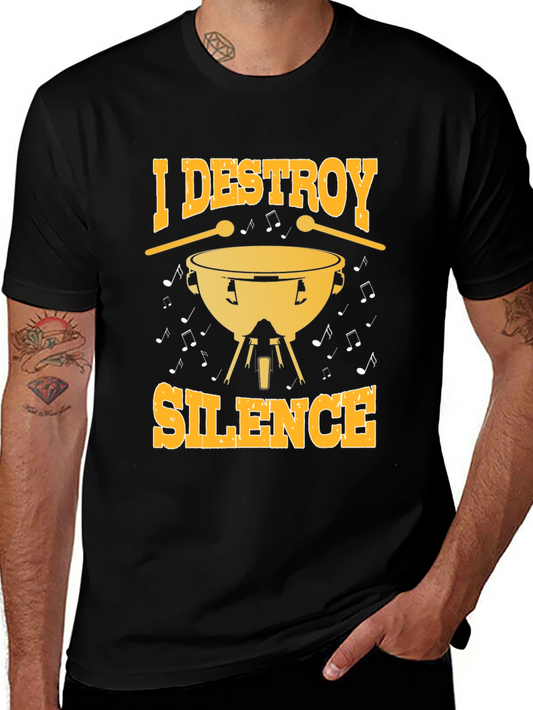 I Destroy Silence T-Shirt - Musician Apparel