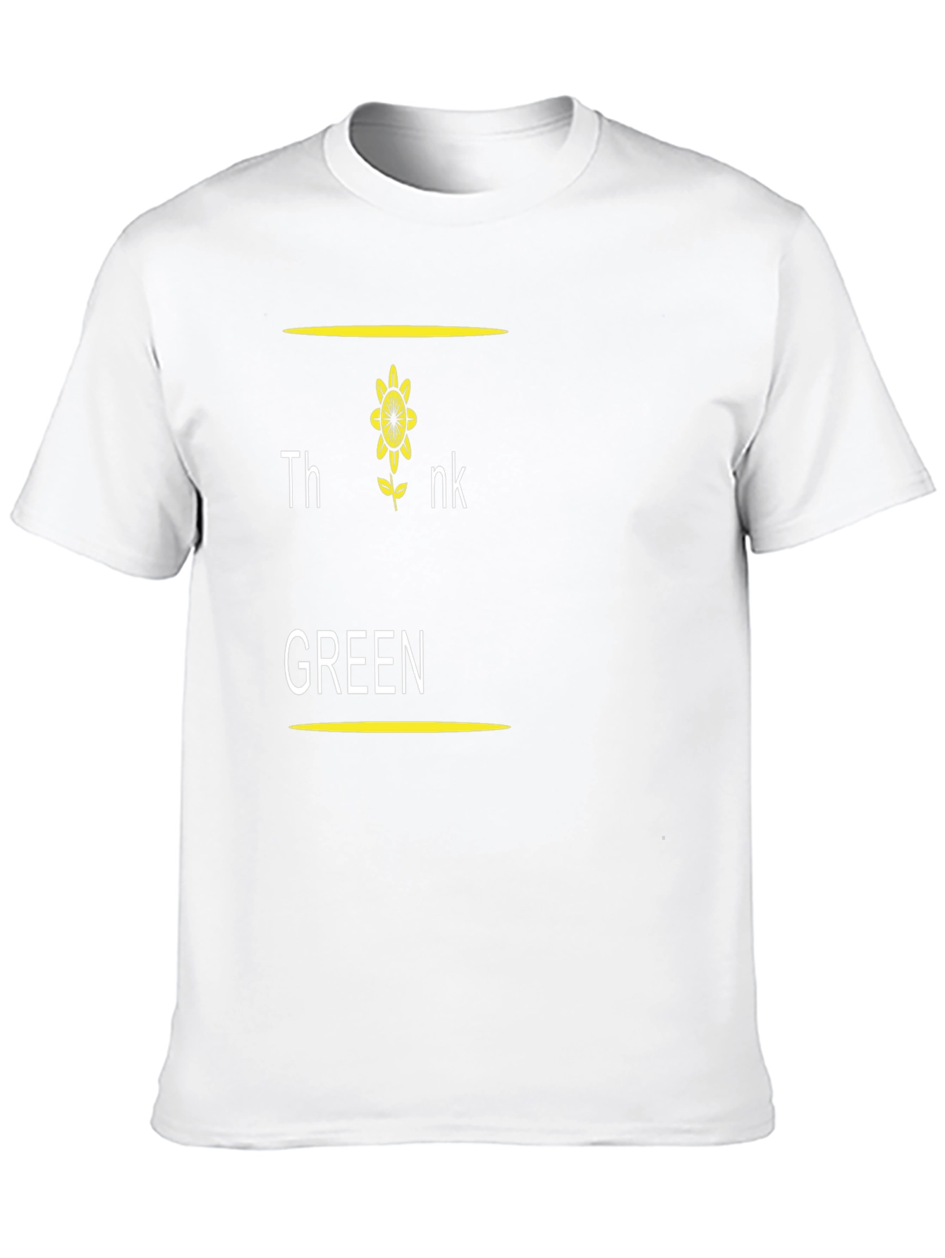 Think Green Graphic T-Shirt - Eco-Friendly Design