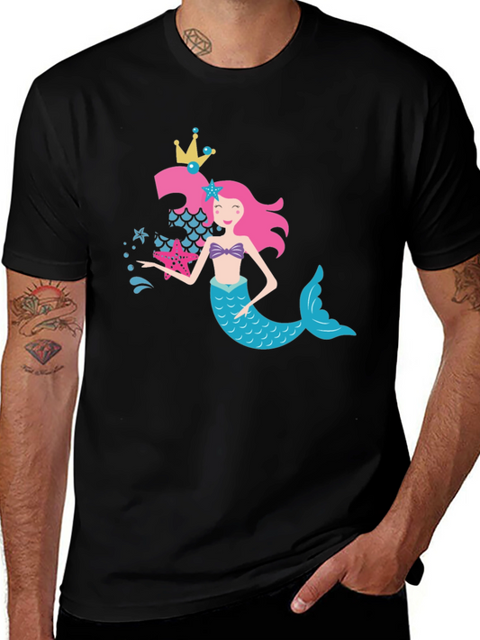 Mermaid Birthday Girl T-Shirt