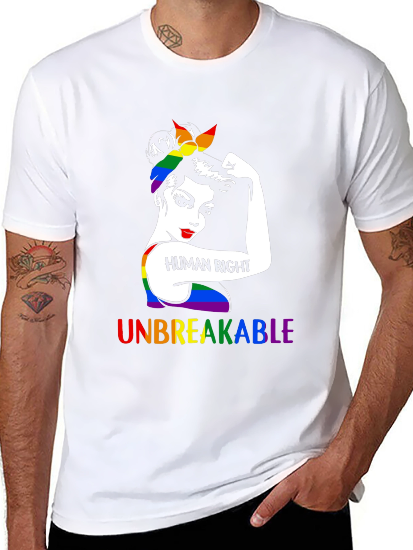 Human Rights LGBTQ+ Unbreakable T-Shirt
