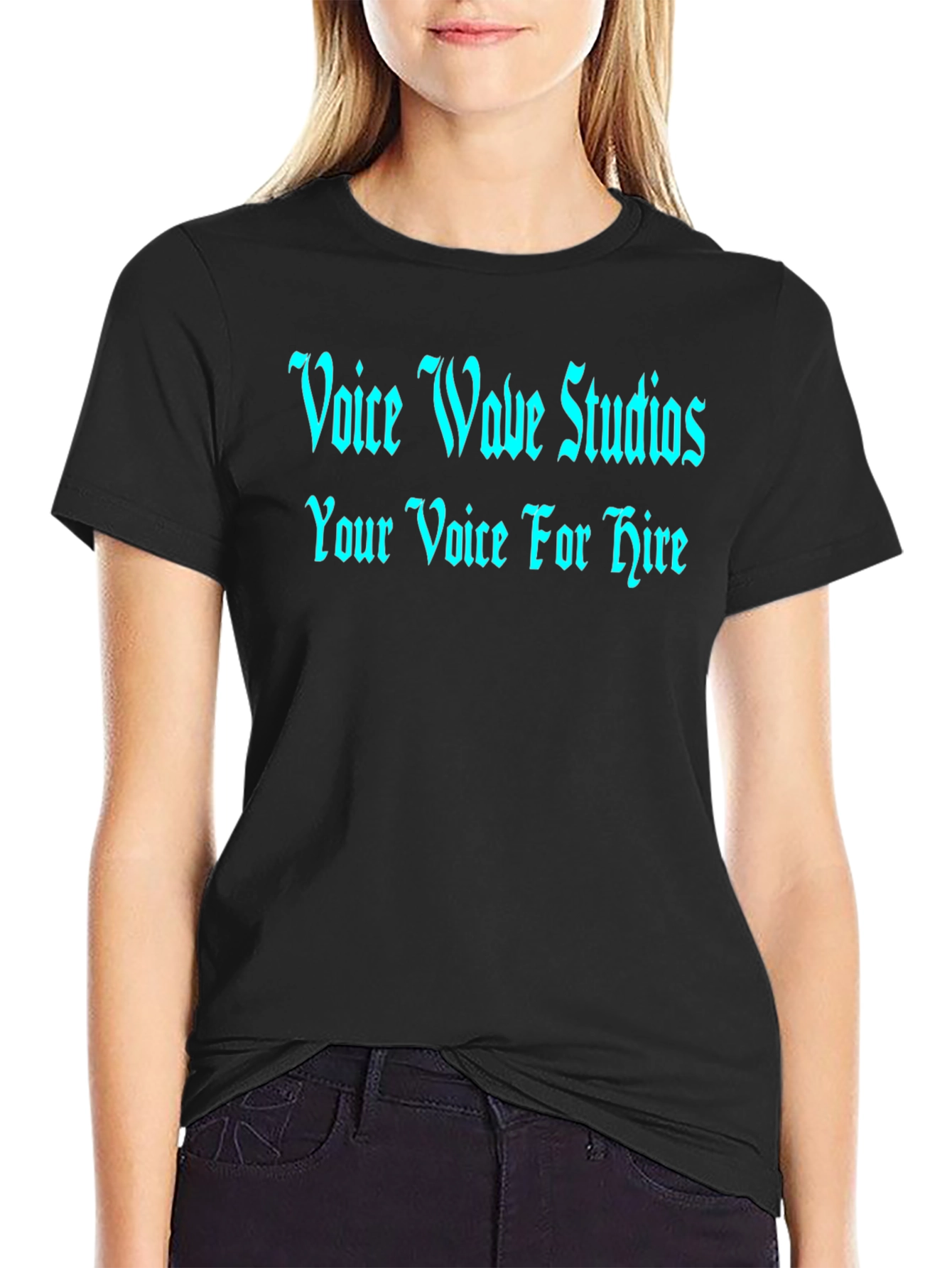 Voice Wave Studios Black T-Shirt