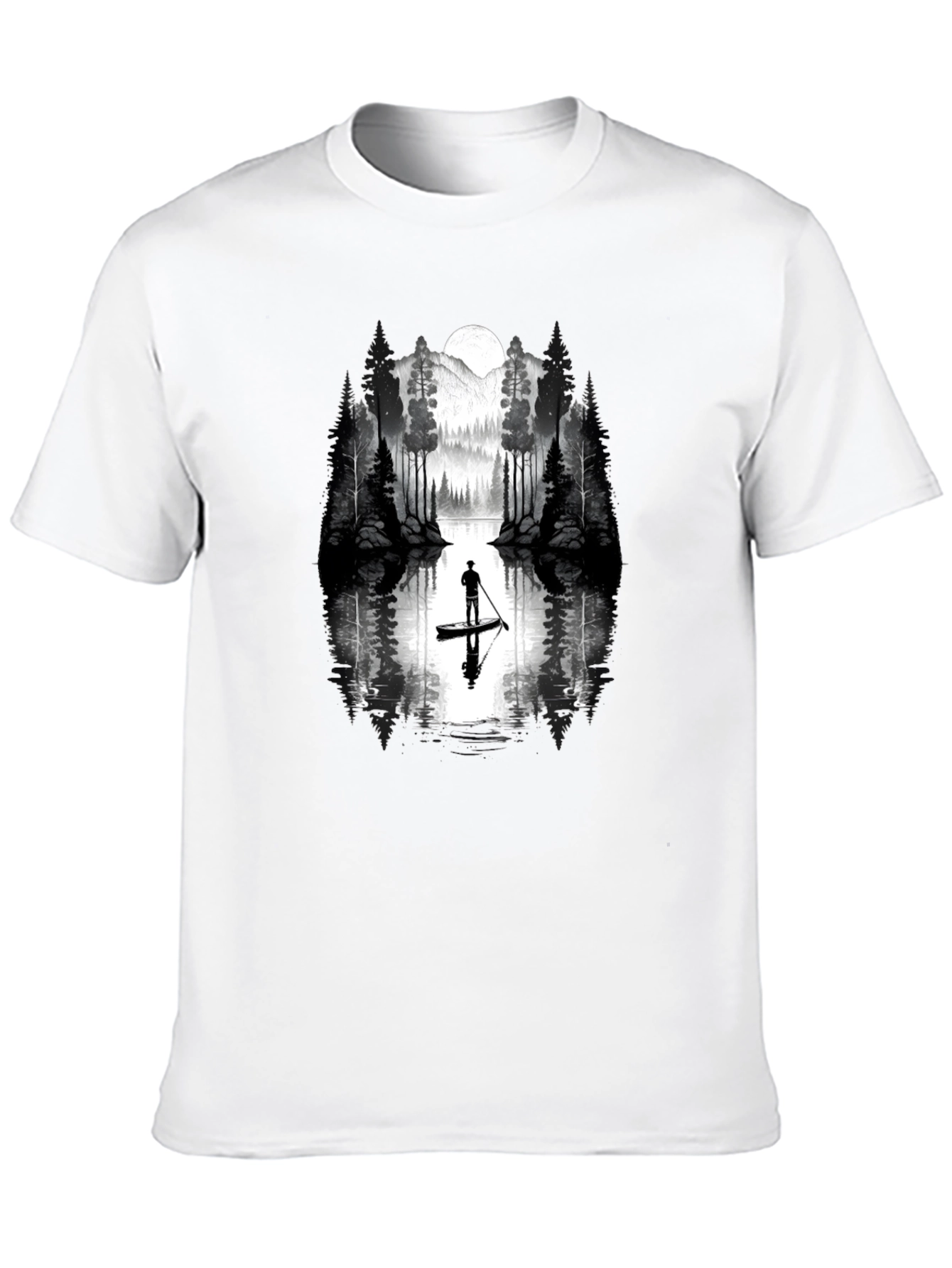 Nature Paddleboard T-Shirt - Black